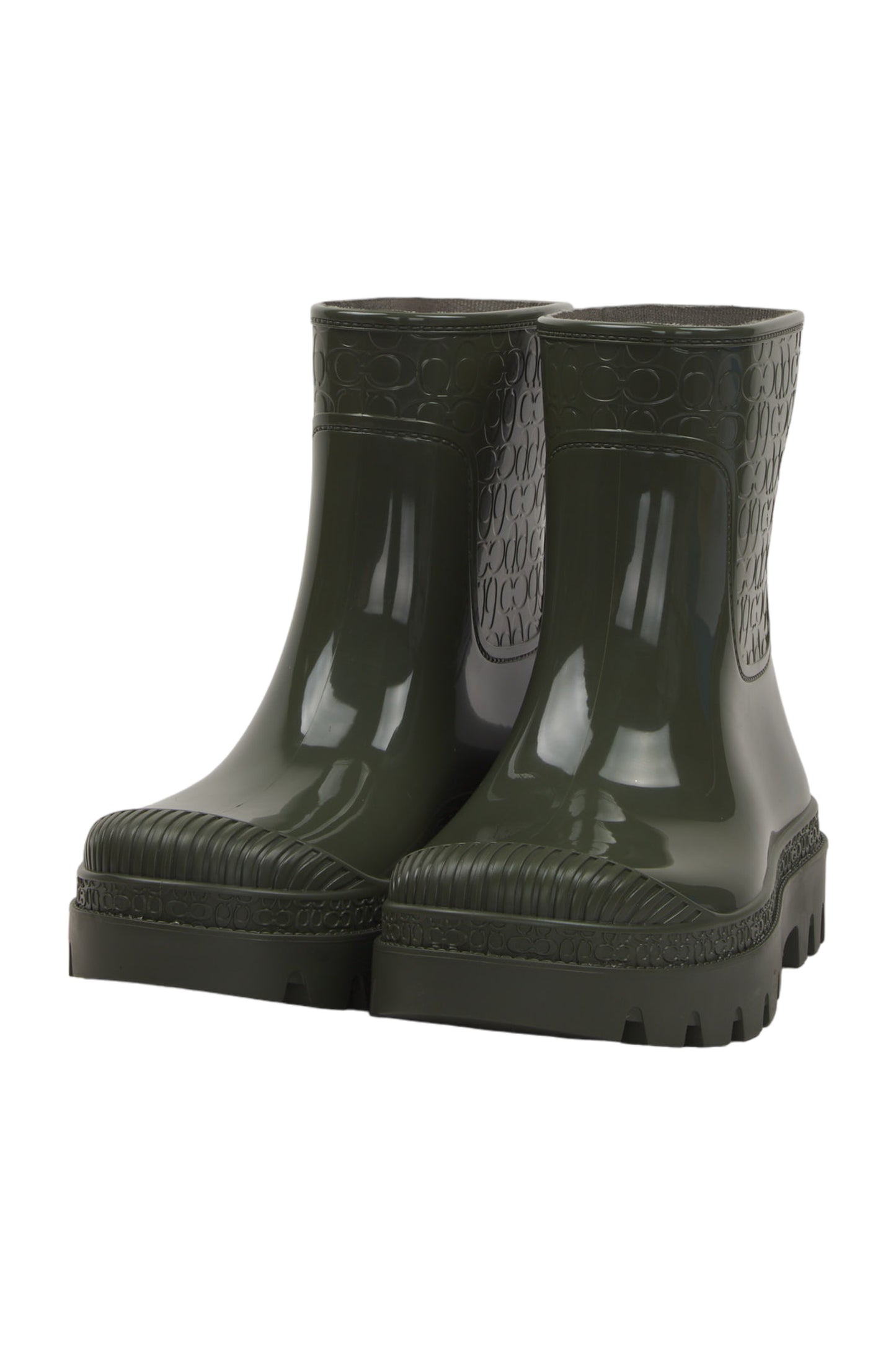 Coach Gummistiefel Size 40.5 Grün
