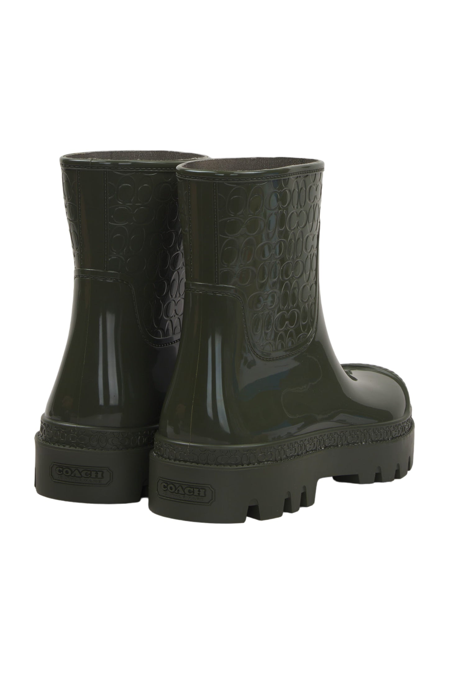 Coach Gummistiefel Size 40.5 Grün