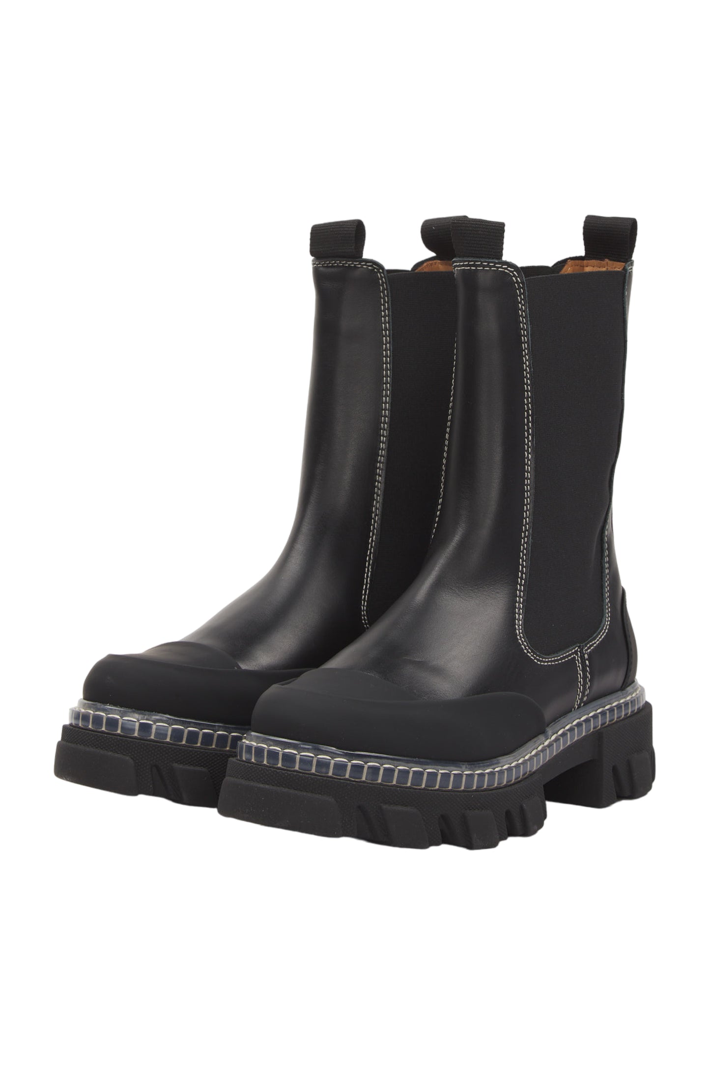 Ganni Ankle Boots Size 39 Schwarz