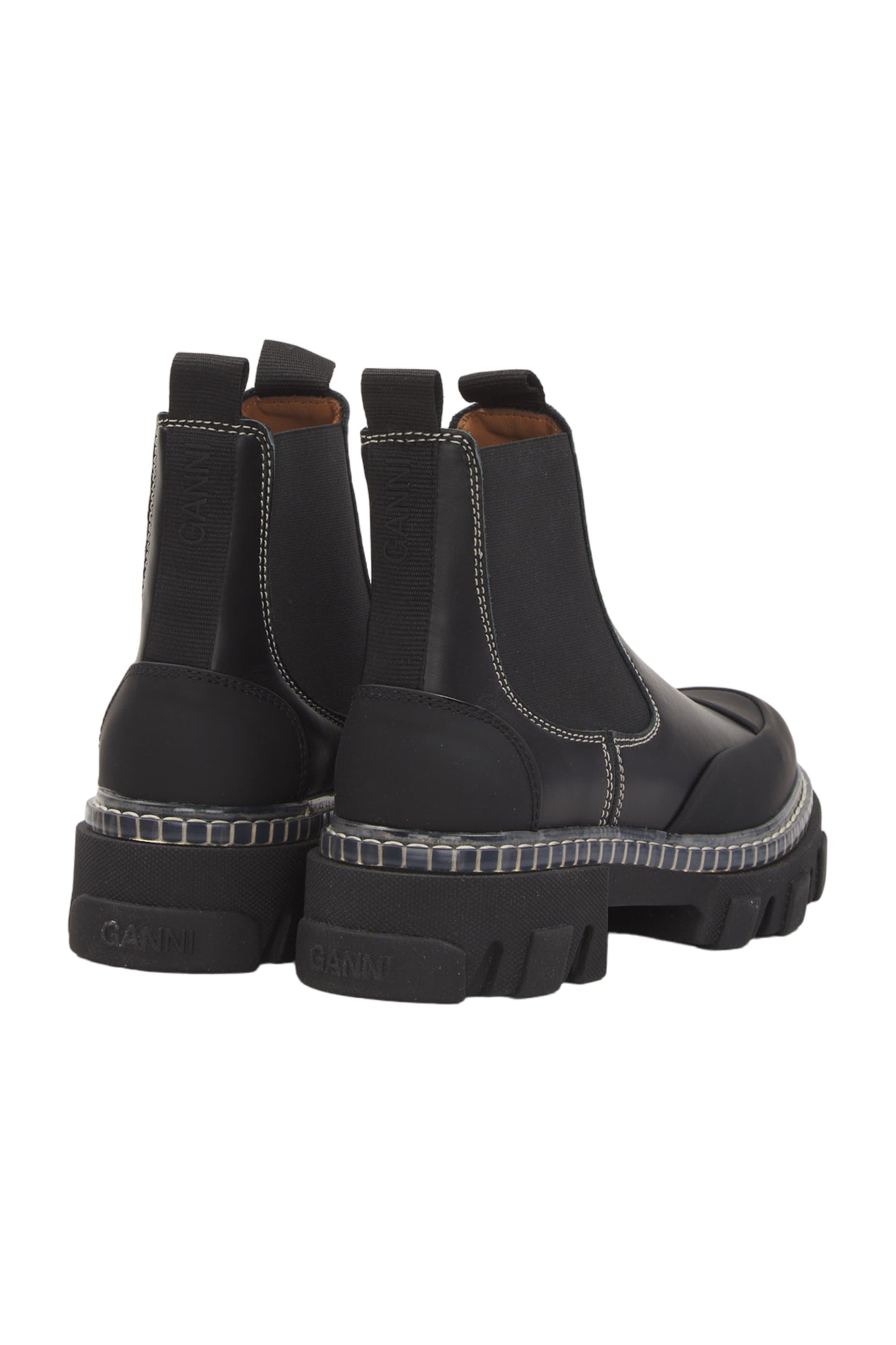 Ganni Ankle Boots Size 38 Schwarz