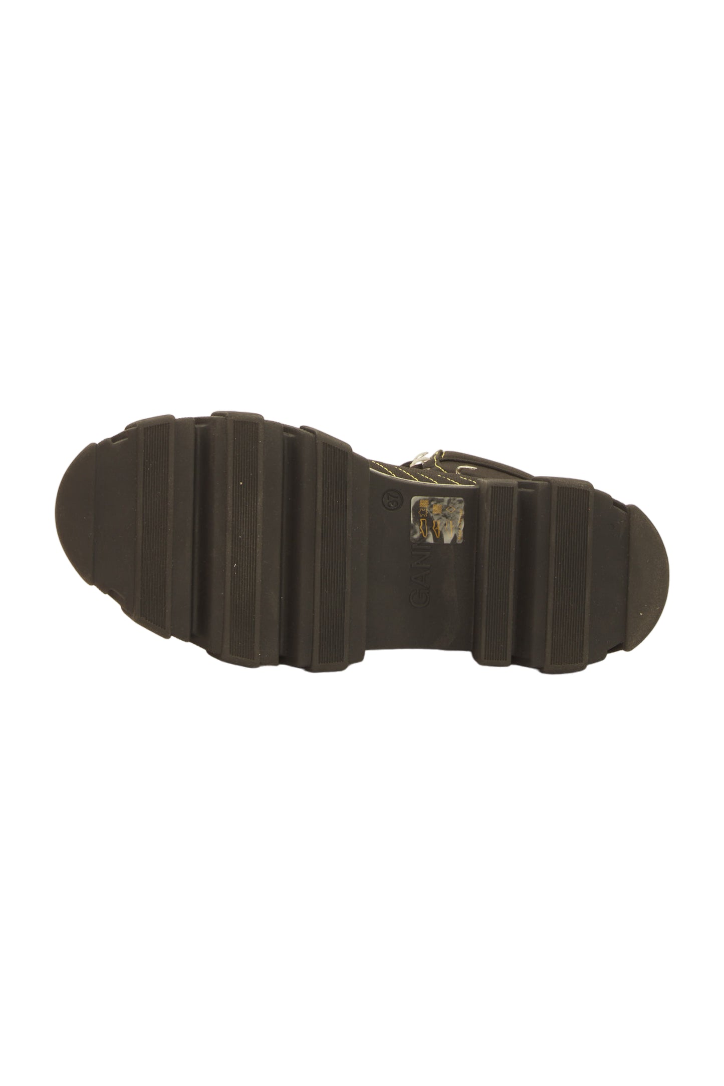 Ganni Schnürstiefeletten Size 37 Schwarz