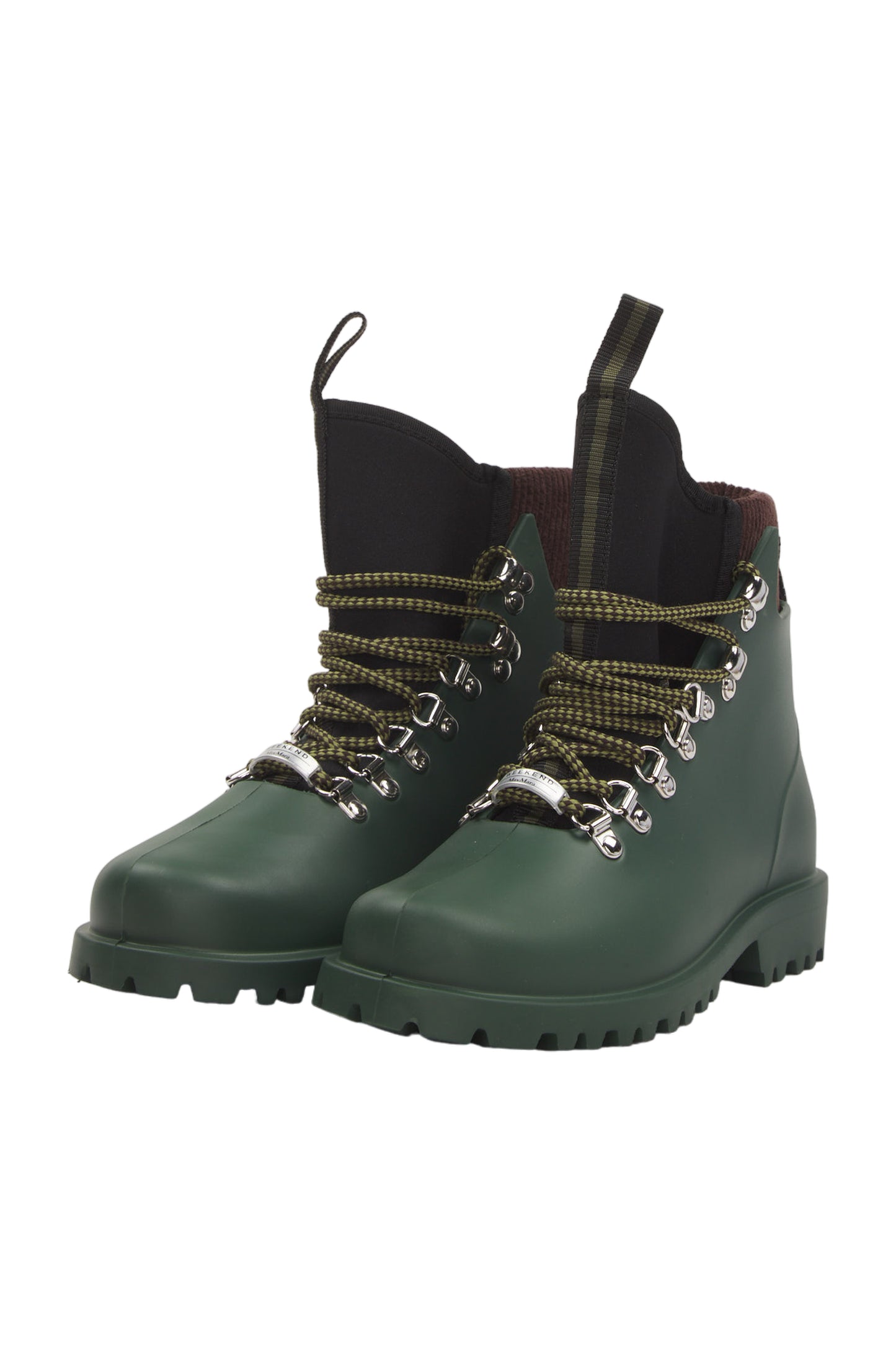 Weekend by Max Mara Hiking Boots Schnürstiefeletten Size 37 Grün