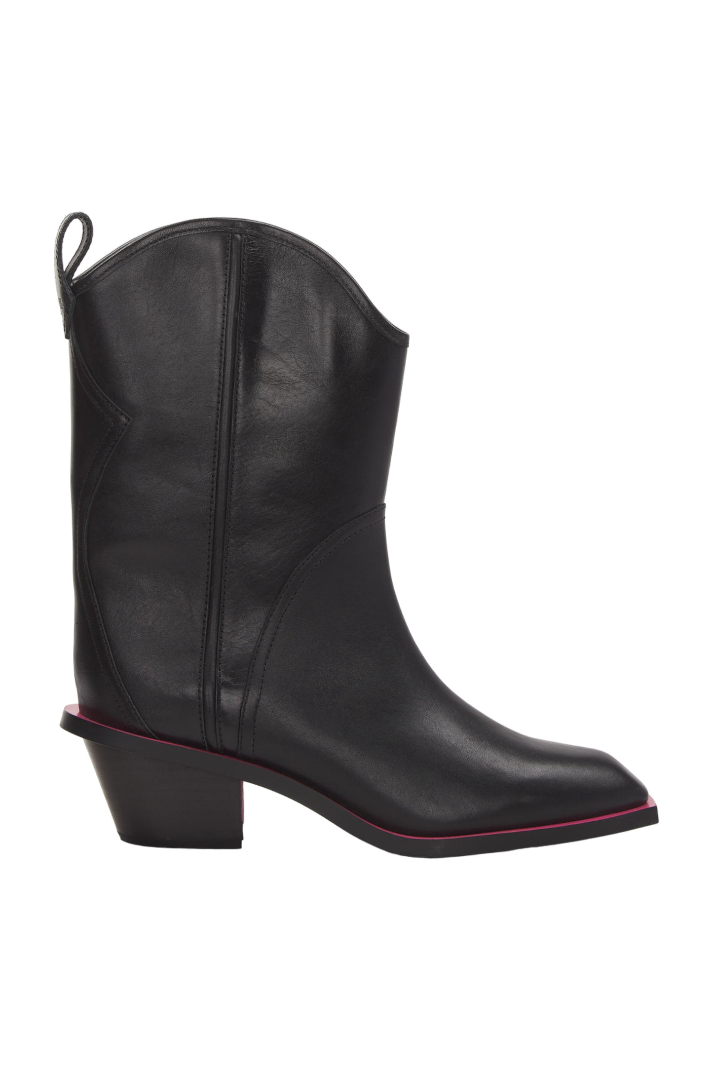 Msgm Stiefel Cowboy Boots Size 39 Schwarz