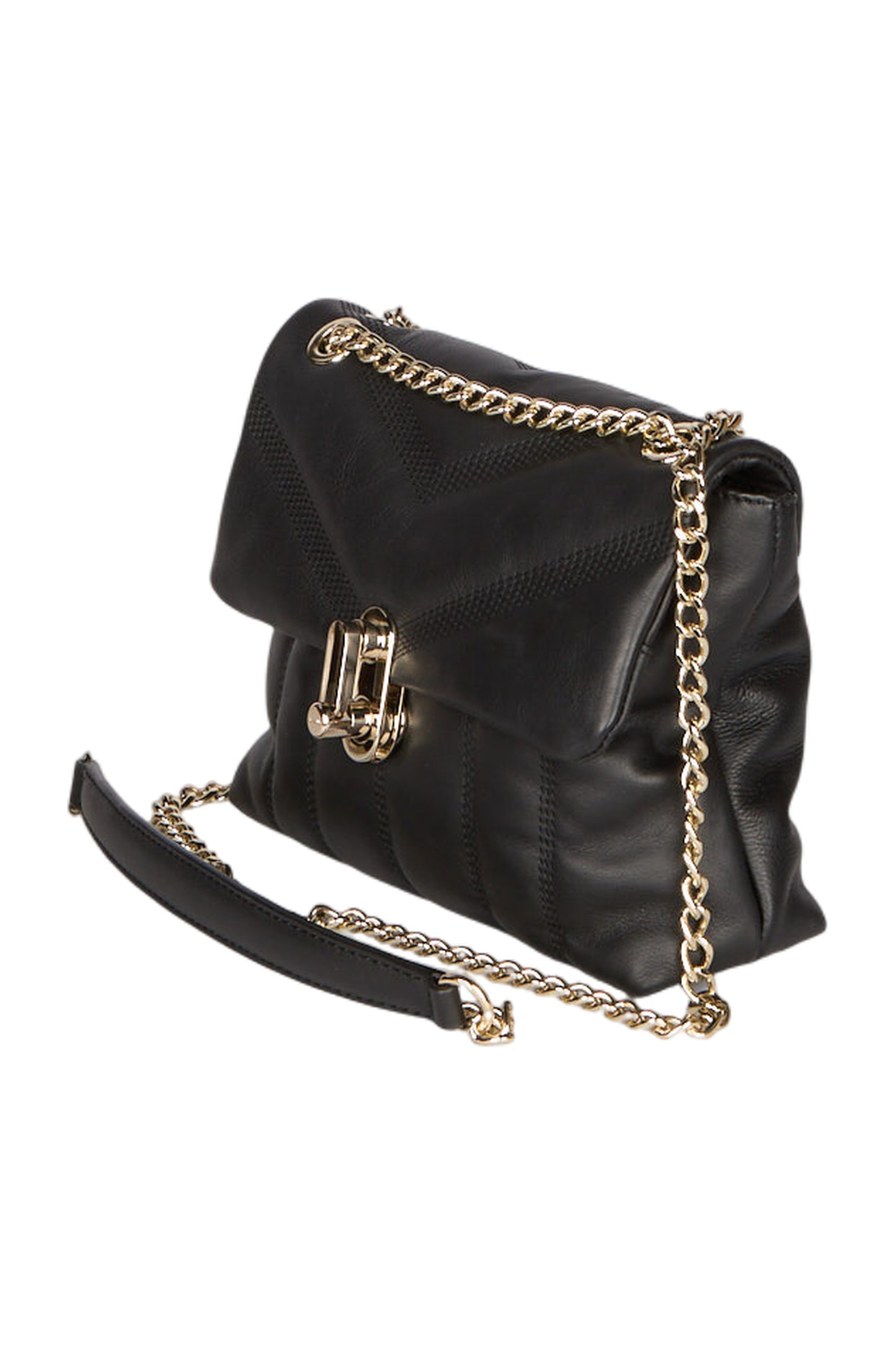 Ted Baker Ayalina Mini-Umhängetasche - Schwarz mit Goldkette