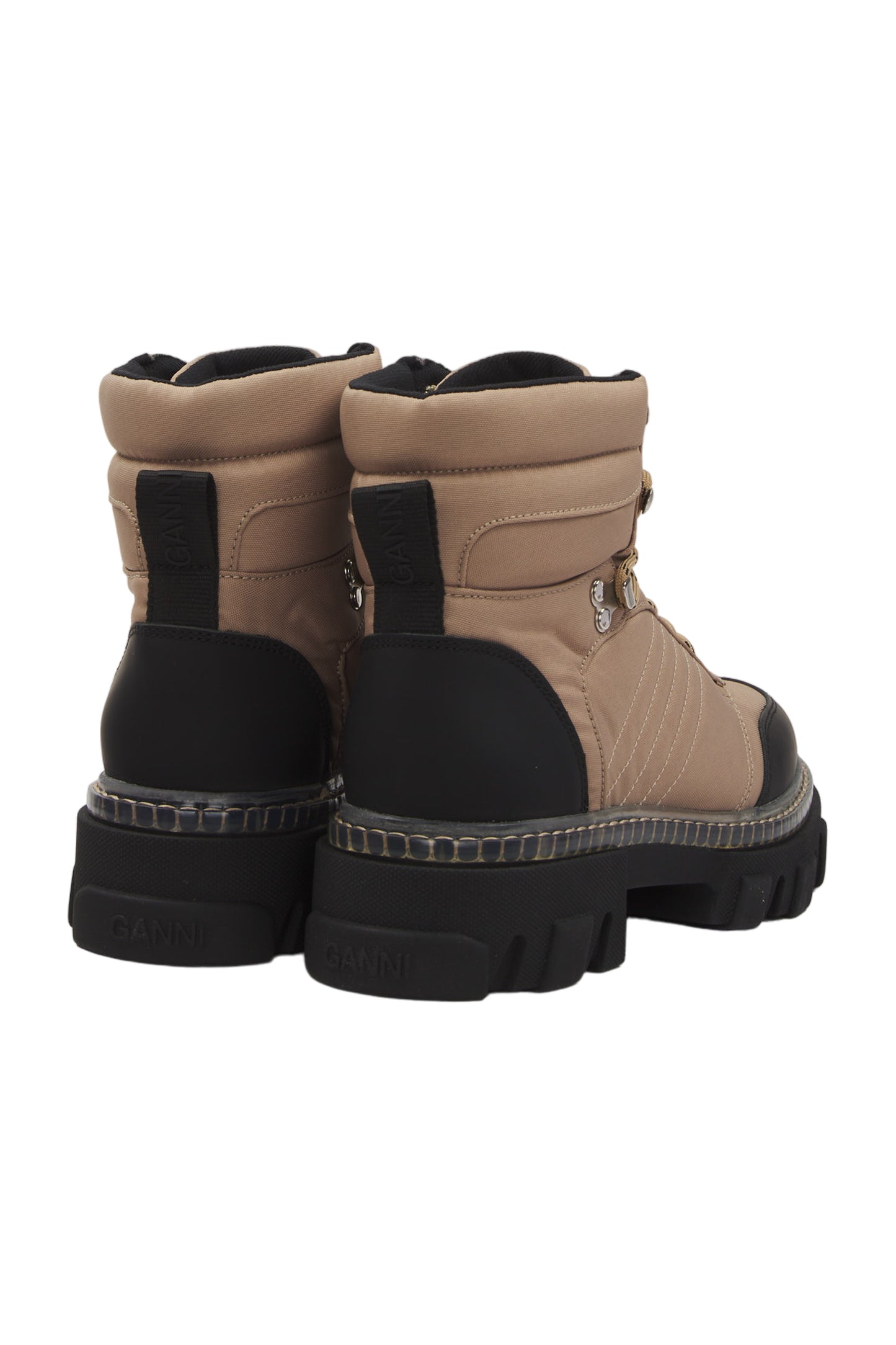 Ganni Schnürstiefeletten Size 40 Beige