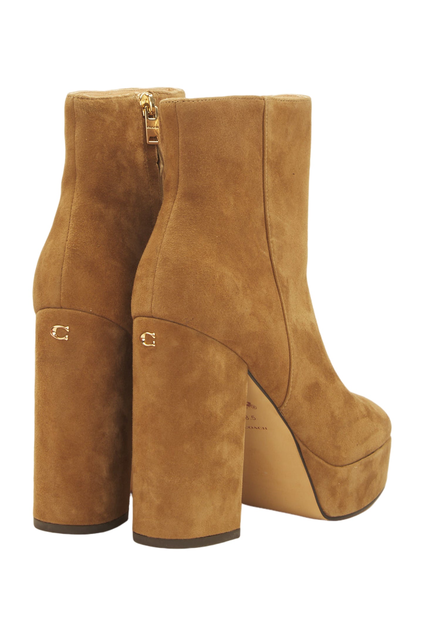 Coach Ankle Boots Size 39 Bronze