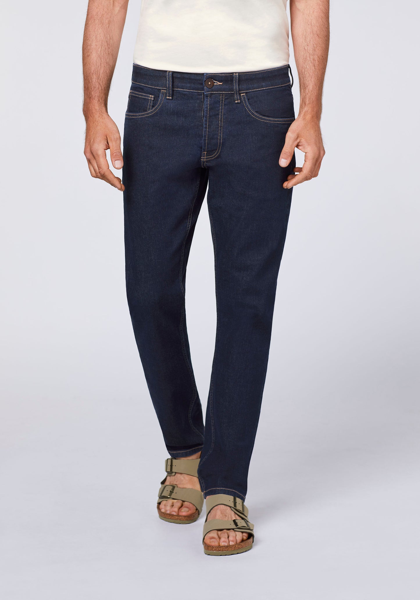 Detto Fatto Detto Fatto Man Tapered fit Men, Jeans, Comfort Fit 48 Dark Blue