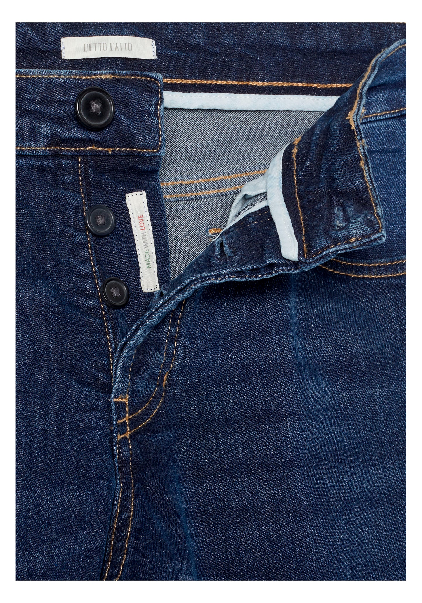 Detto Fatto Detto Fatto Man Tapered fit Men, Jeans, Comfort Fit 48 Dark Blue