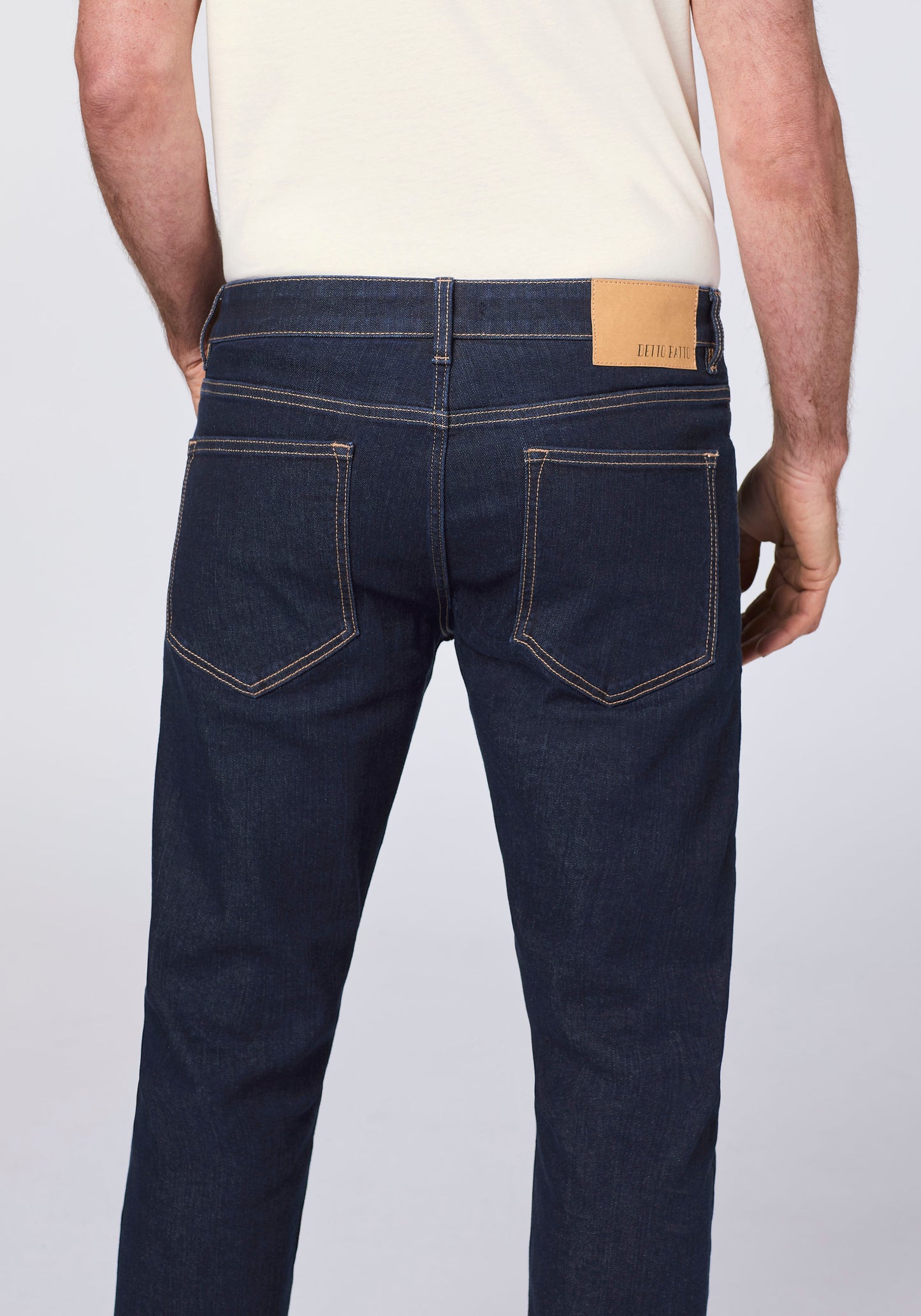 Detto Fatto Detto Fatto Man Tapered fit Men, Jeans, Comfort Fit 48 Dark Blue