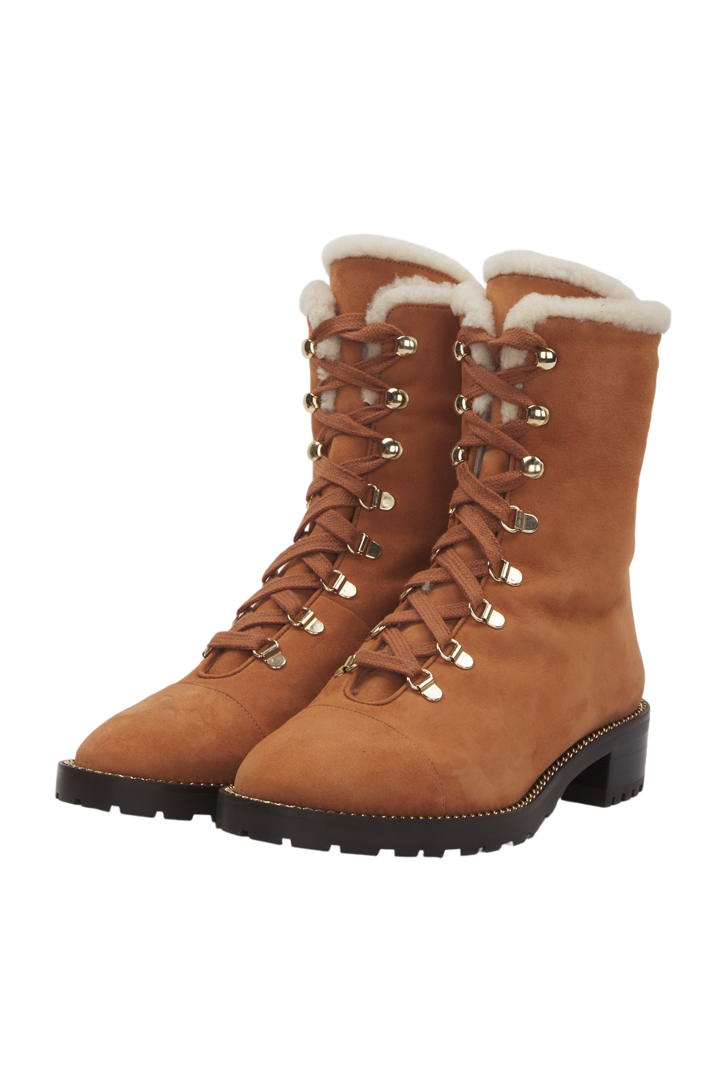 Stuart Weitzman Schnürstiefeletten Size 39 Bronze