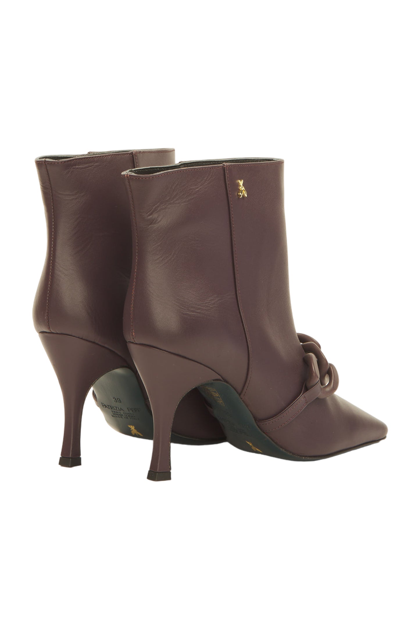 Patrizia Pepe Ankle Boots Size 39 Lila