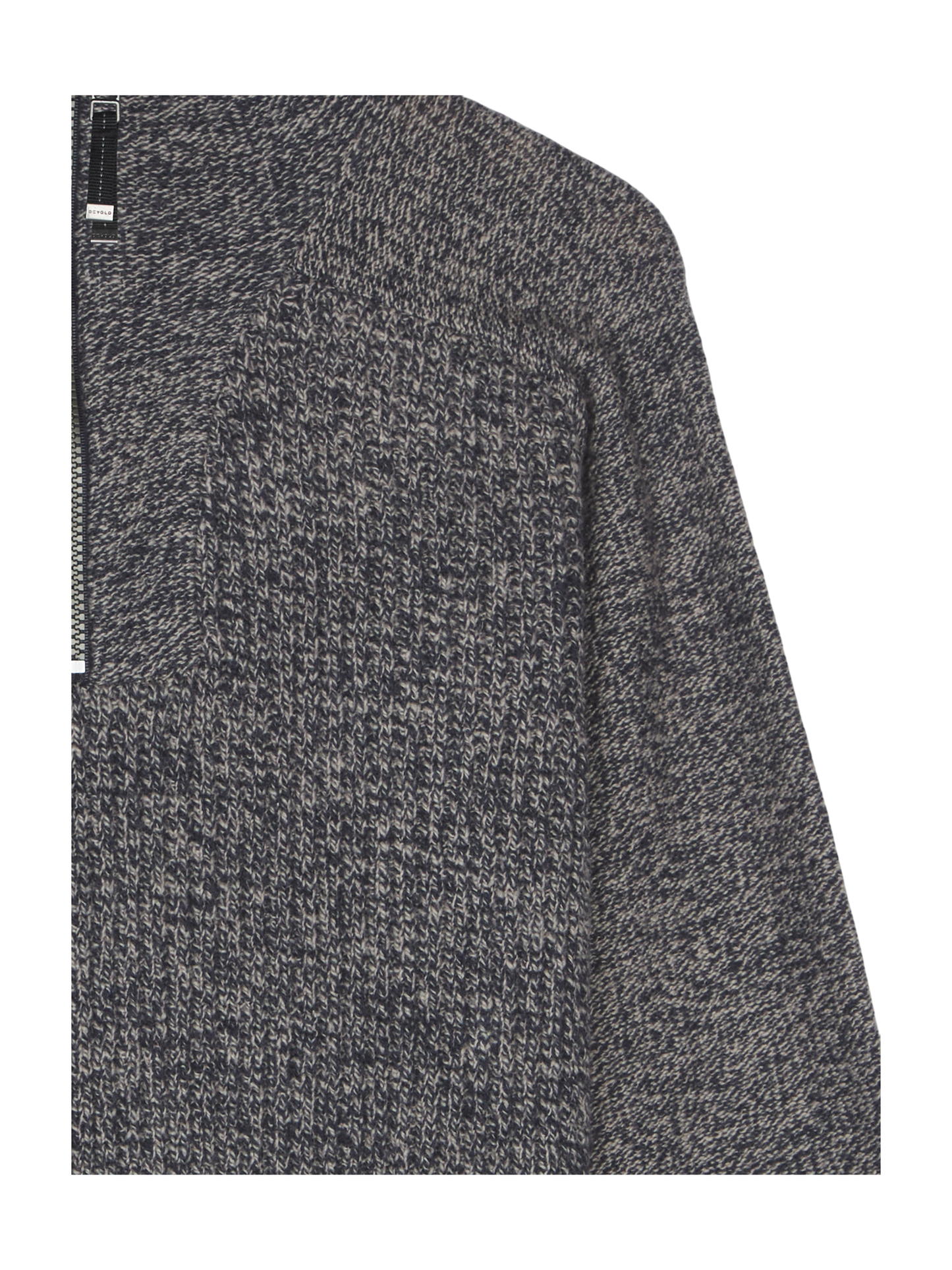 BISPEN WOOL ZIP NECK