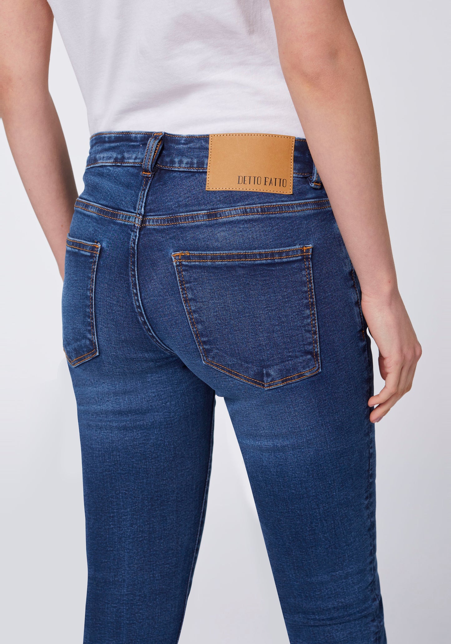 Detto Fatto Detto Fatto Woman Medium Waist Skinny Women, Jeans, Slim Fit