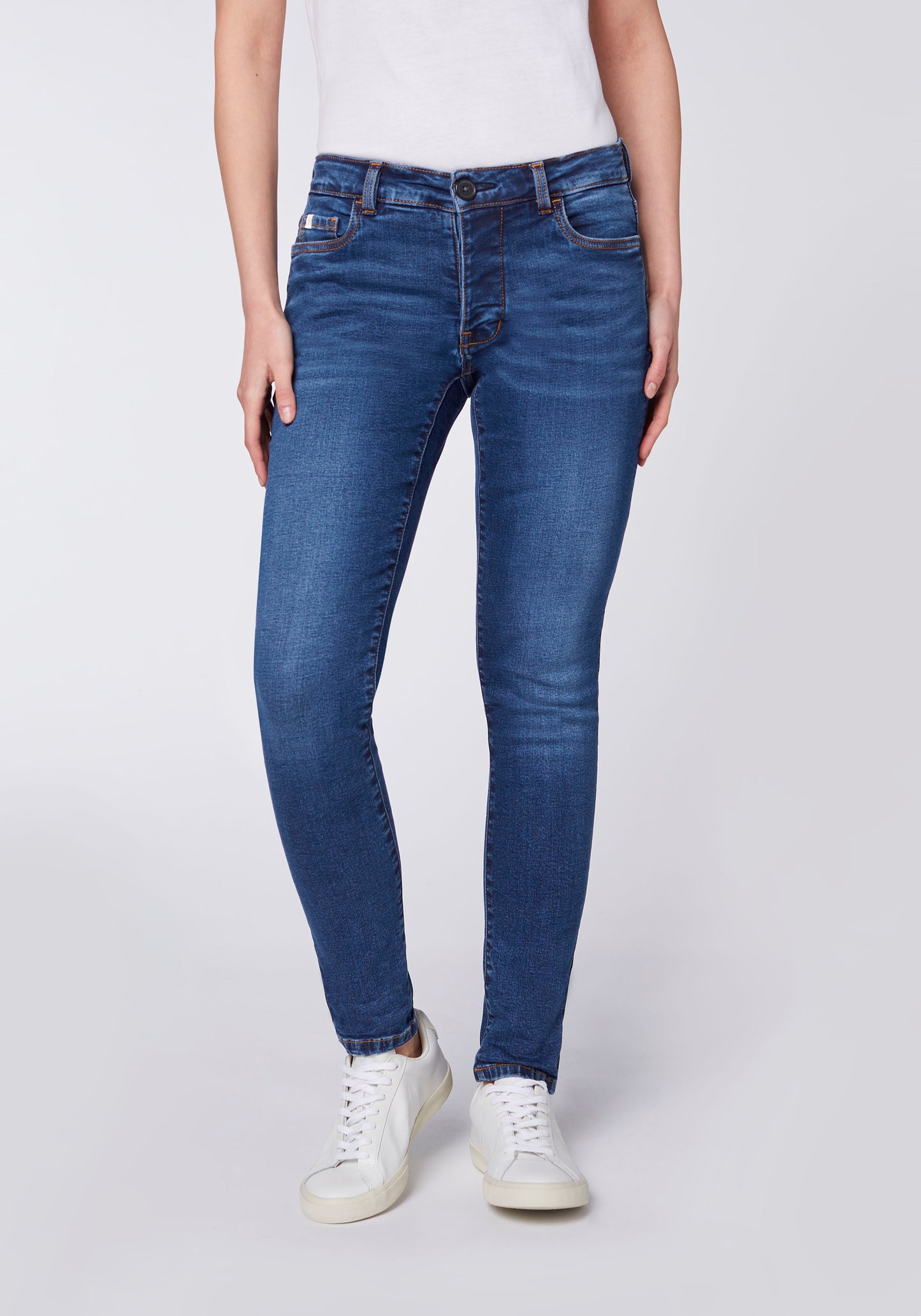 Detto Fatto Detto Fatto Woman Medium Waist Skinny Women, Jeans, Slim Fit