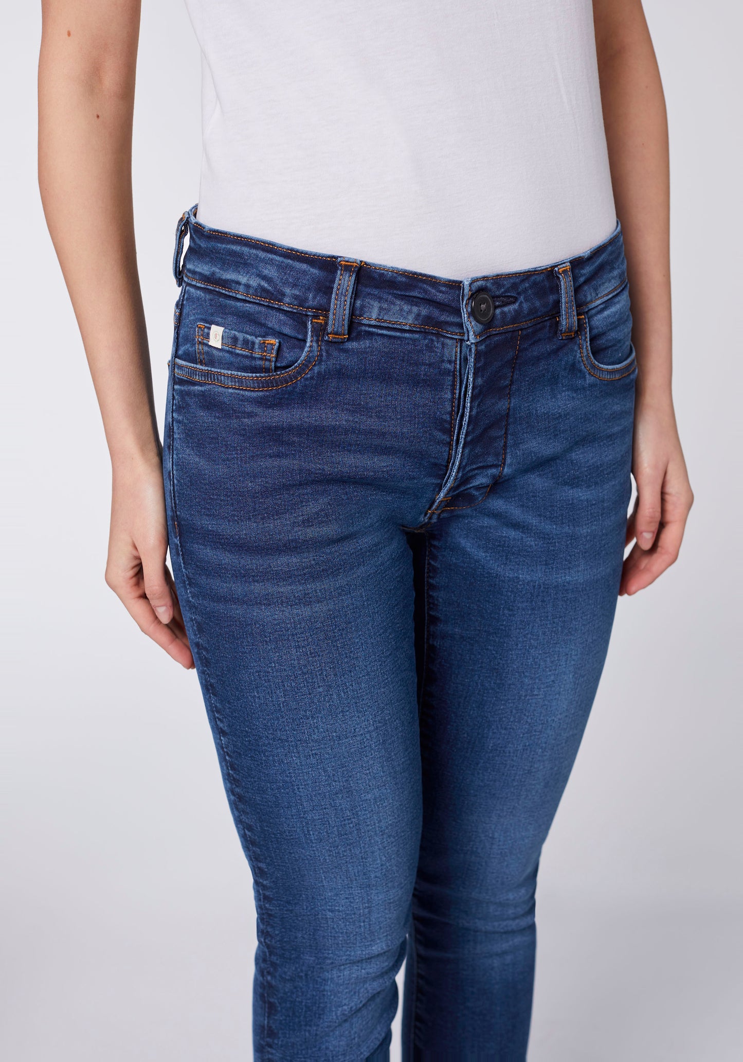 Detto Fatto Detto Fatto Woman Medium Waist Skinny Women, Jeans, Slim Fit