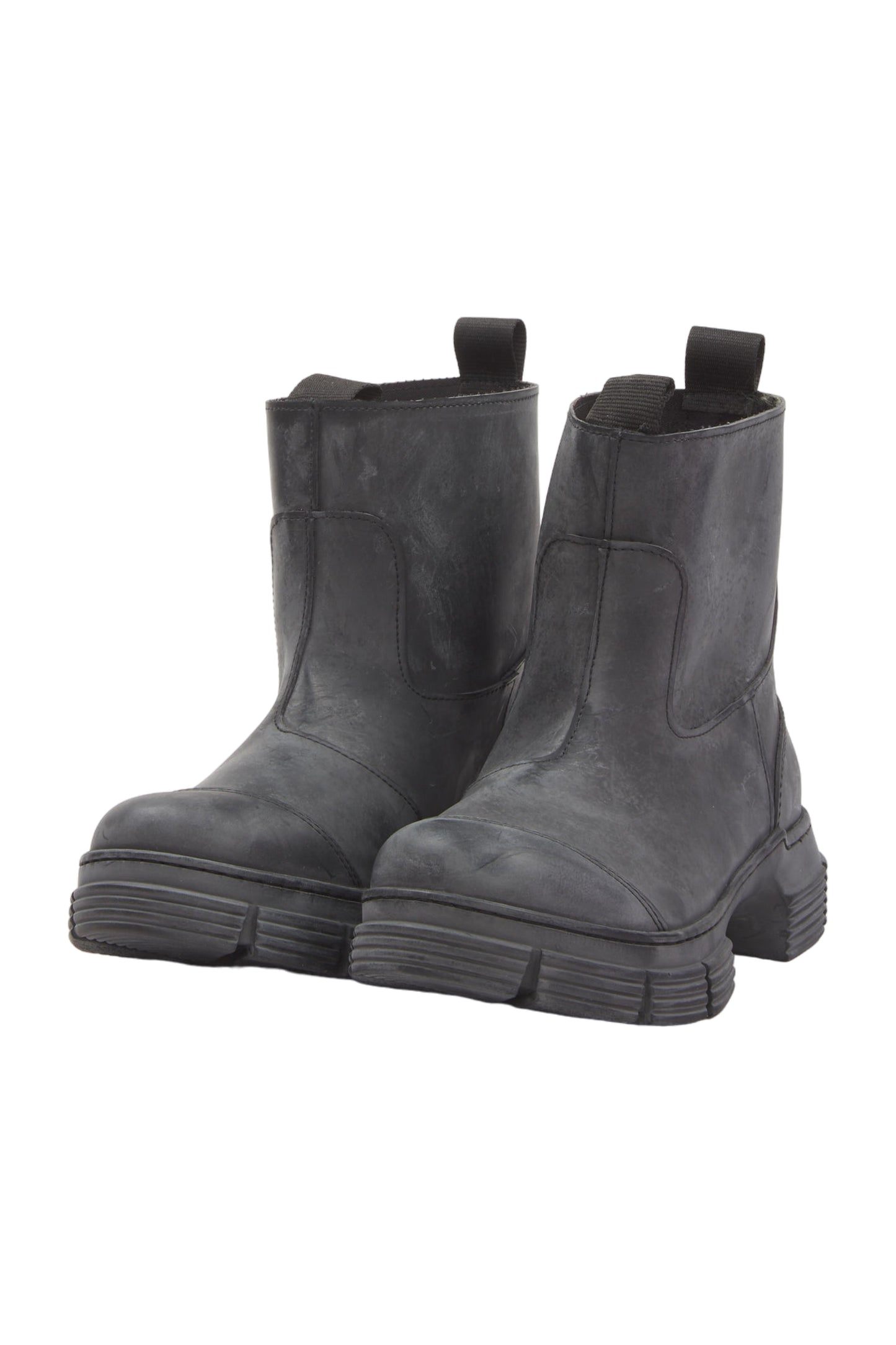 Ganni Gummistiefel Size 37 Grau