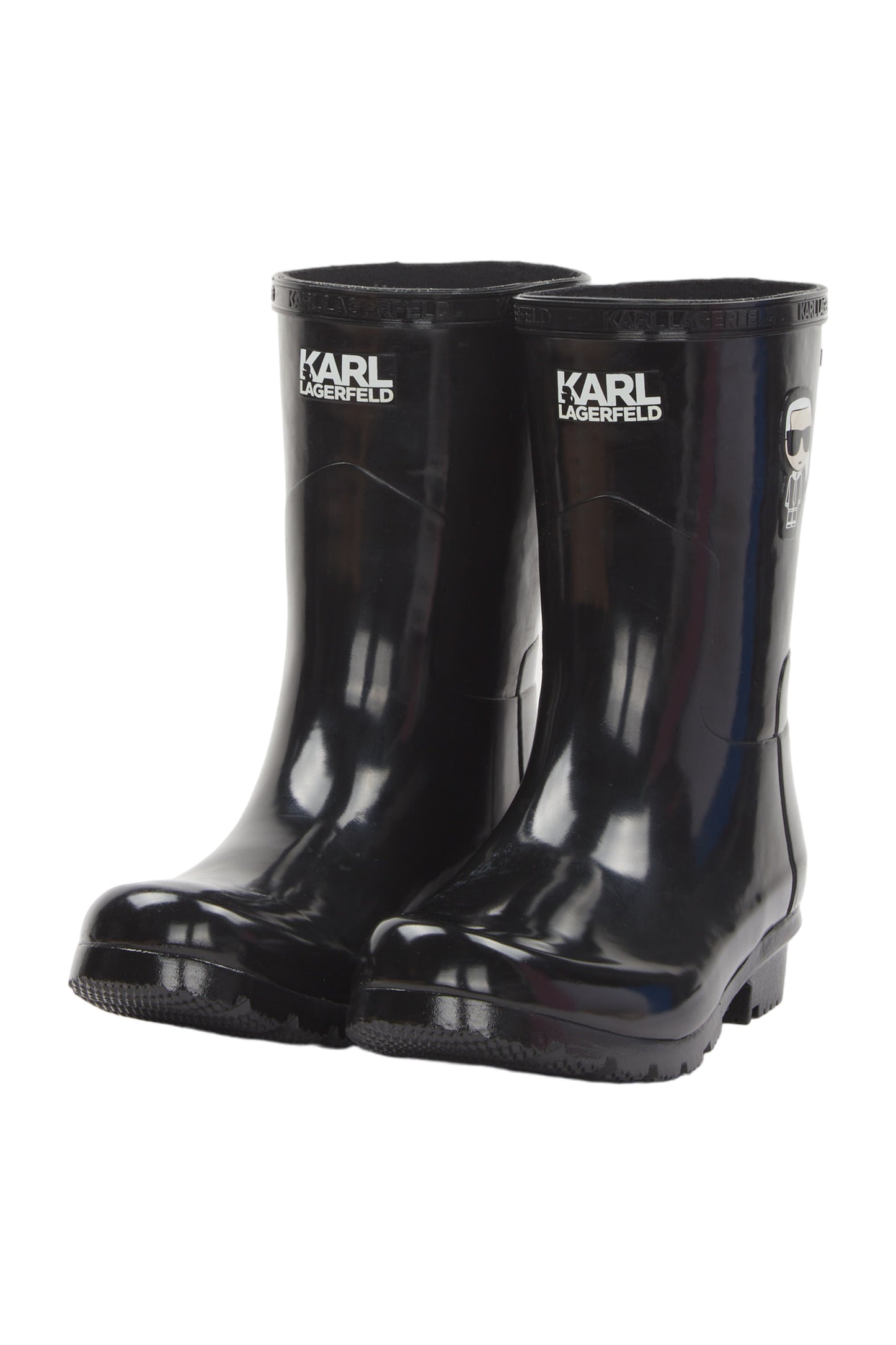 Karl Lagerfeld Gummistiefel Size 36 Schwarz