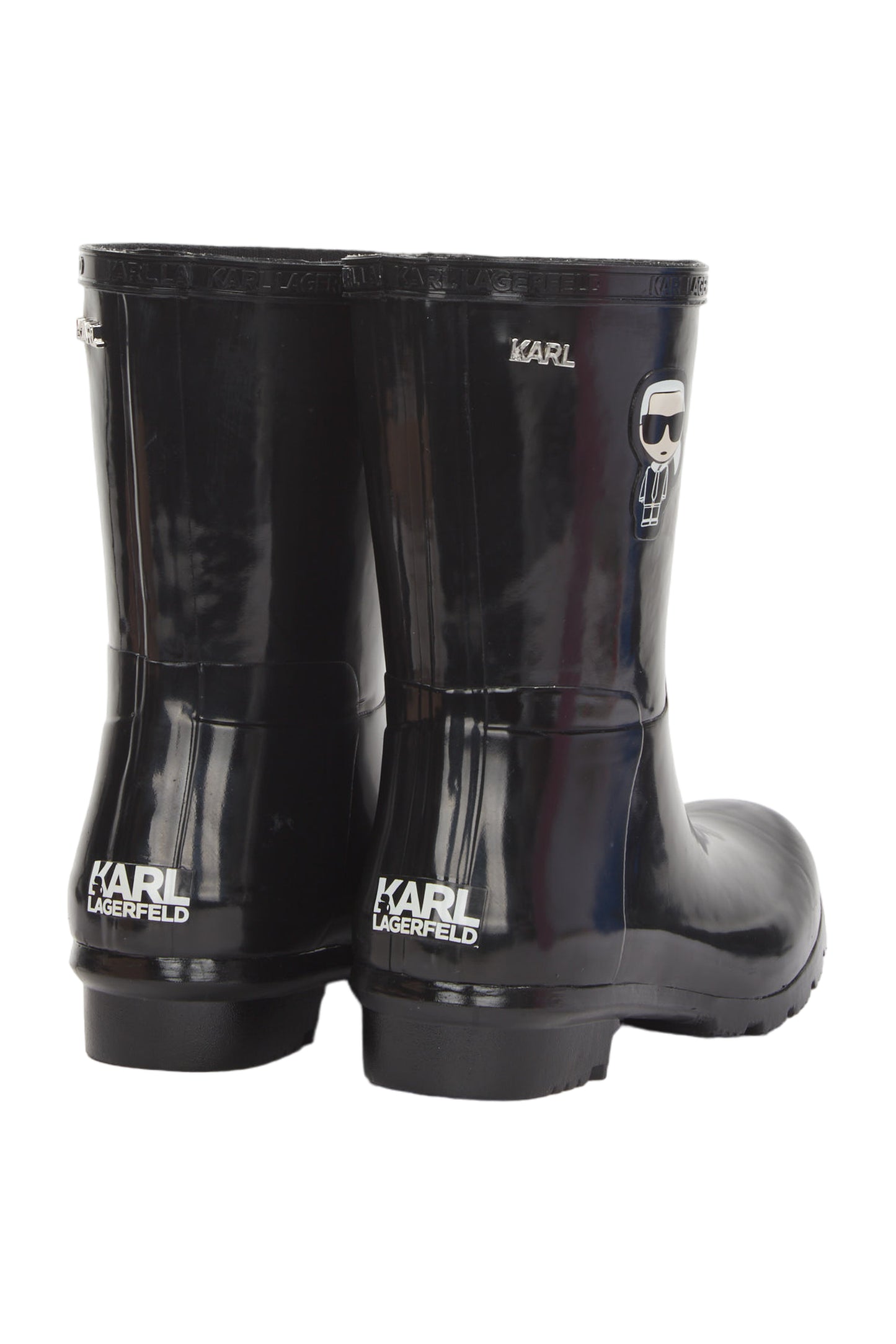 Karl Lagerfeld Gummistiefel Size 36 Schwarz