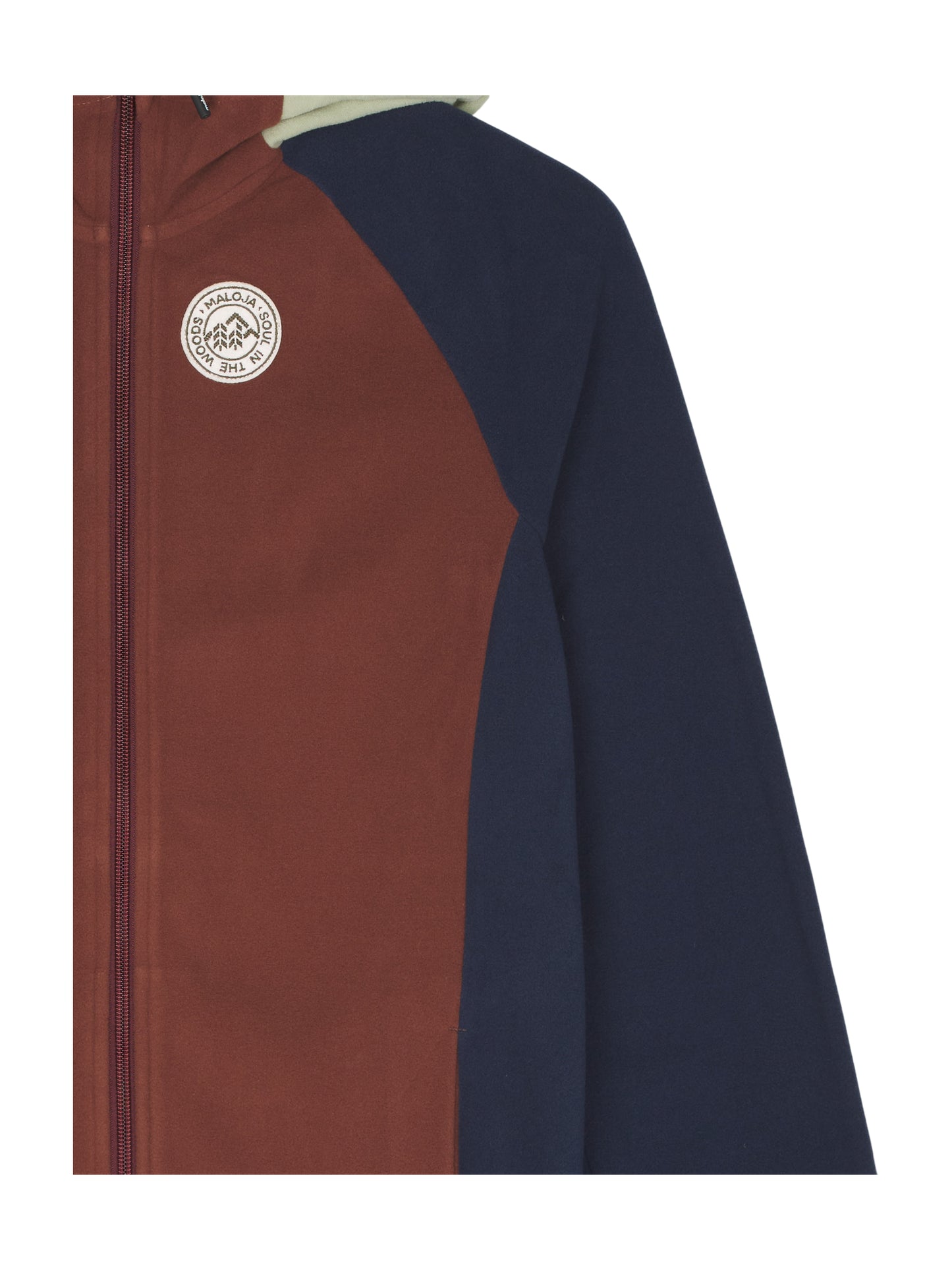 SAIDUU. Hooded Fleece Jacket