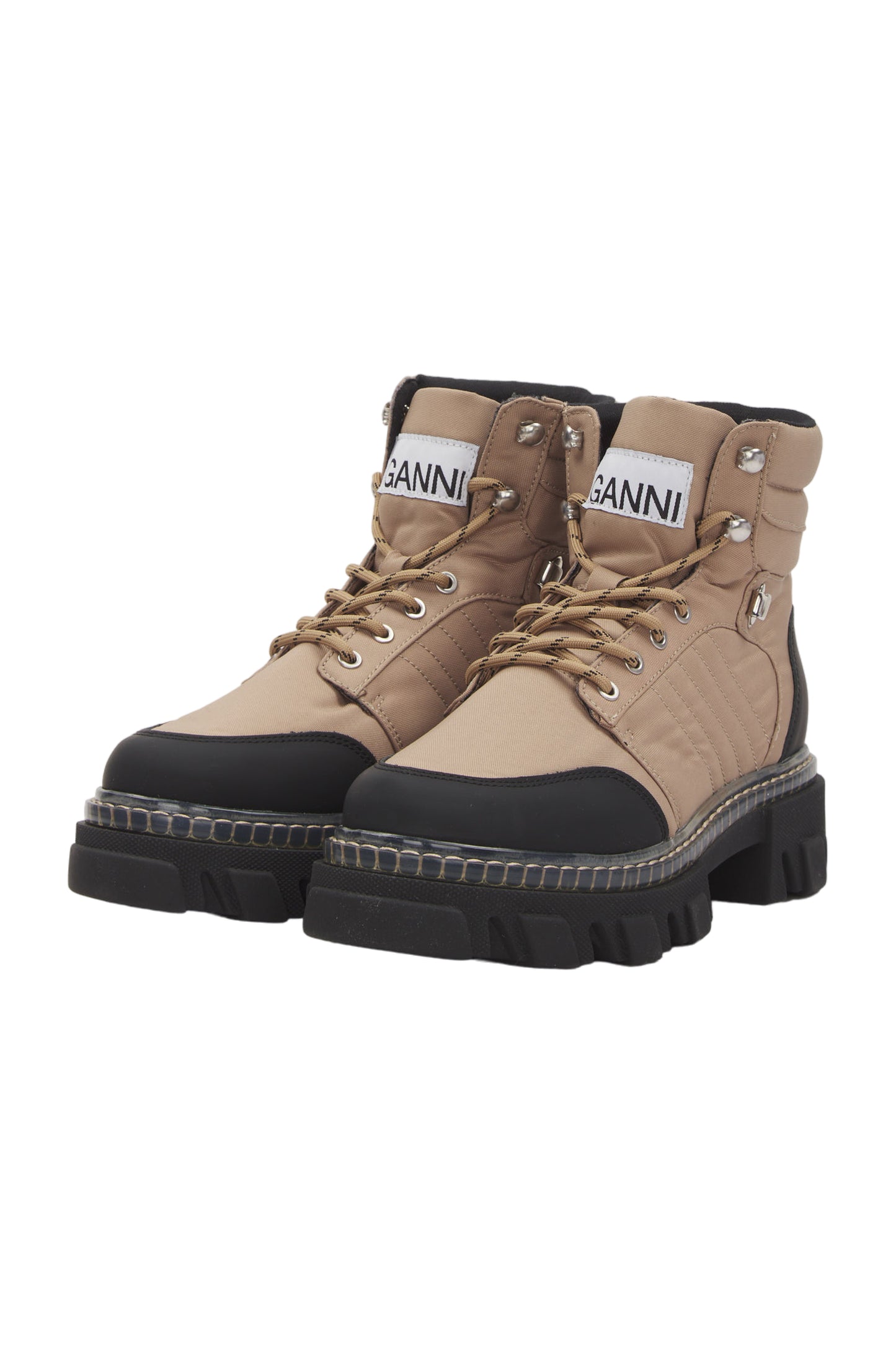 Ganni Schnürstiefeletten Size 39 Braun