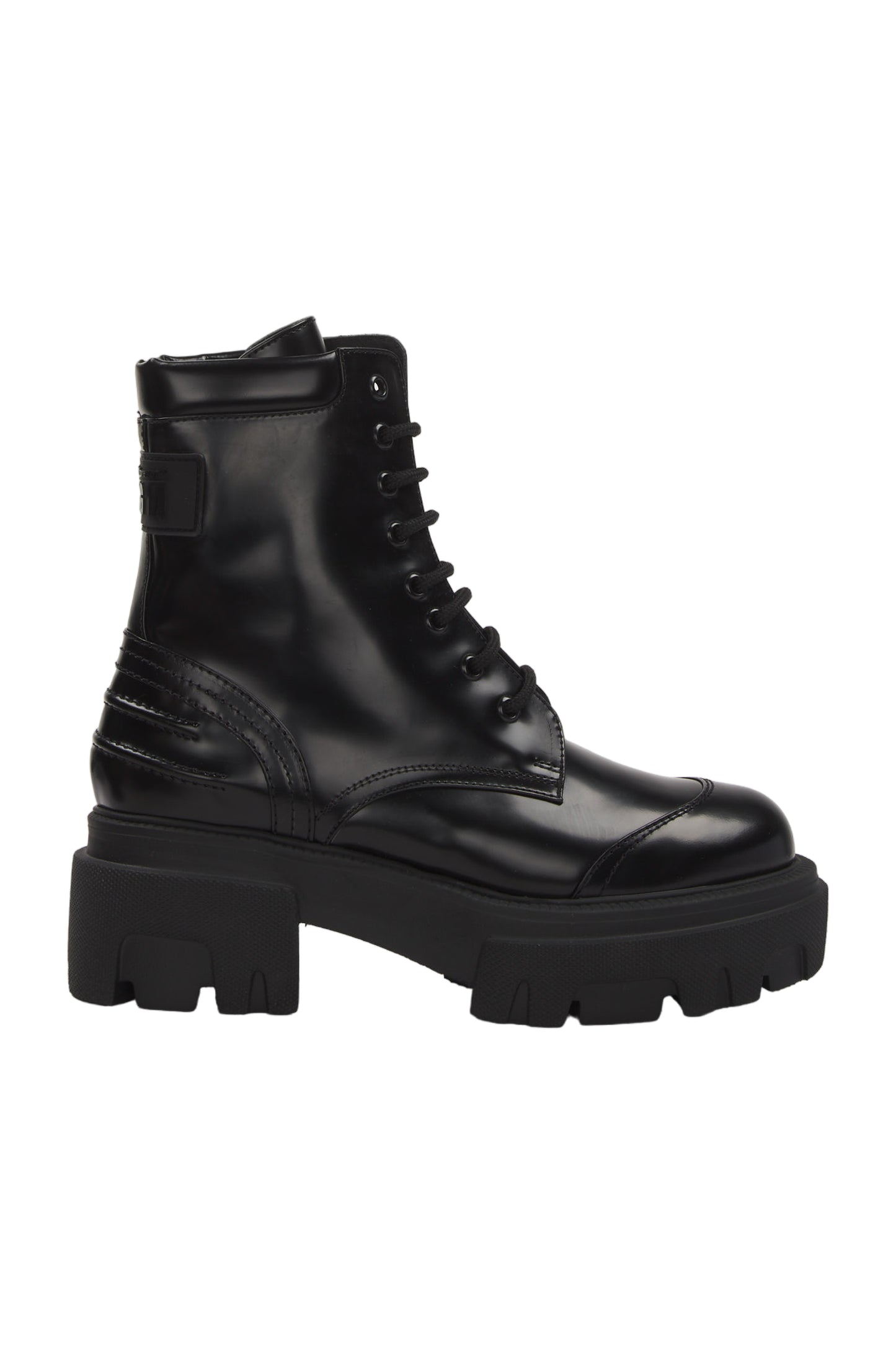 Msgm Schnürstiefeletten Size 38 Schwarz