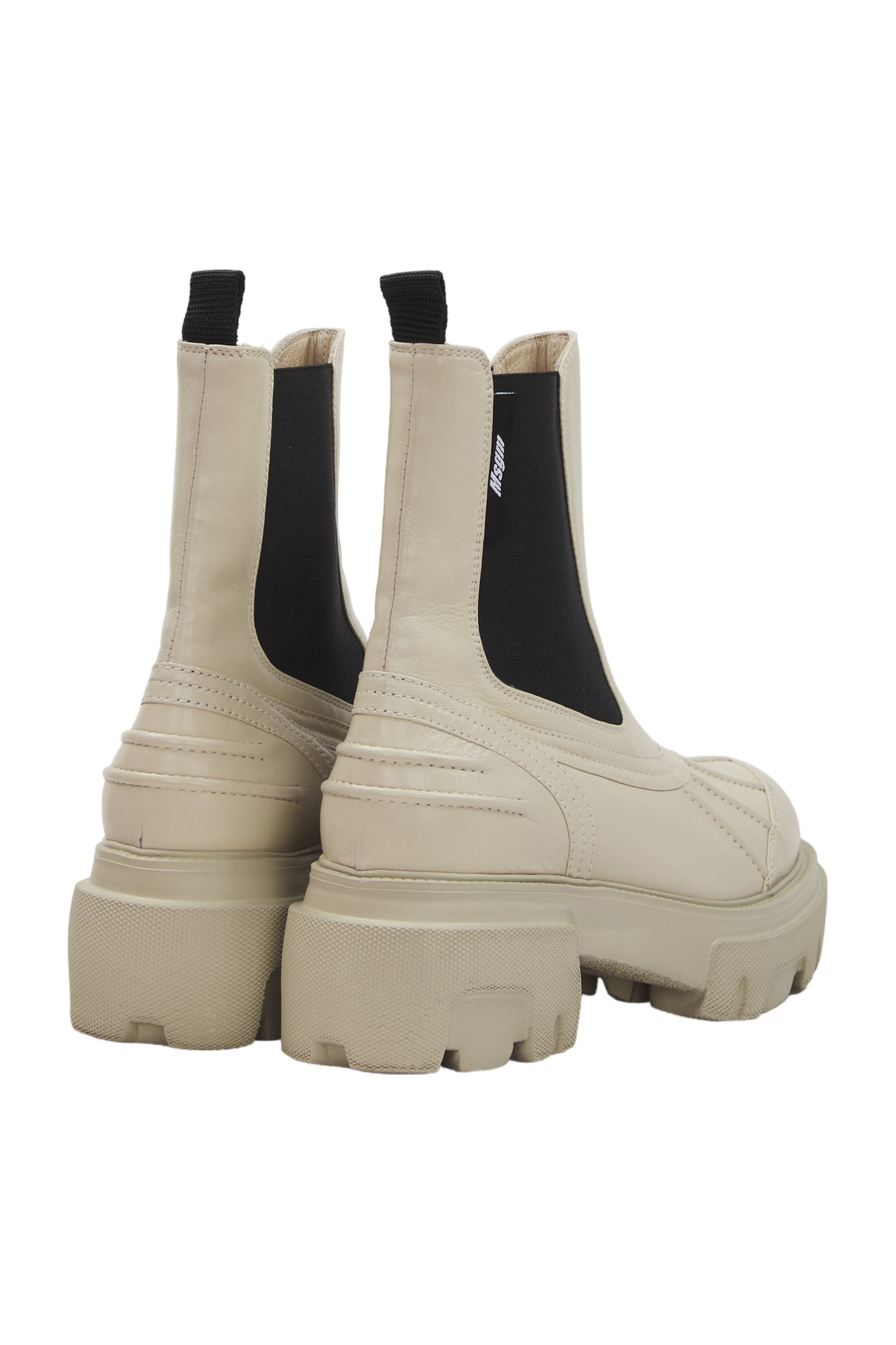 Msgm Ankle Boots Size 40 Beige