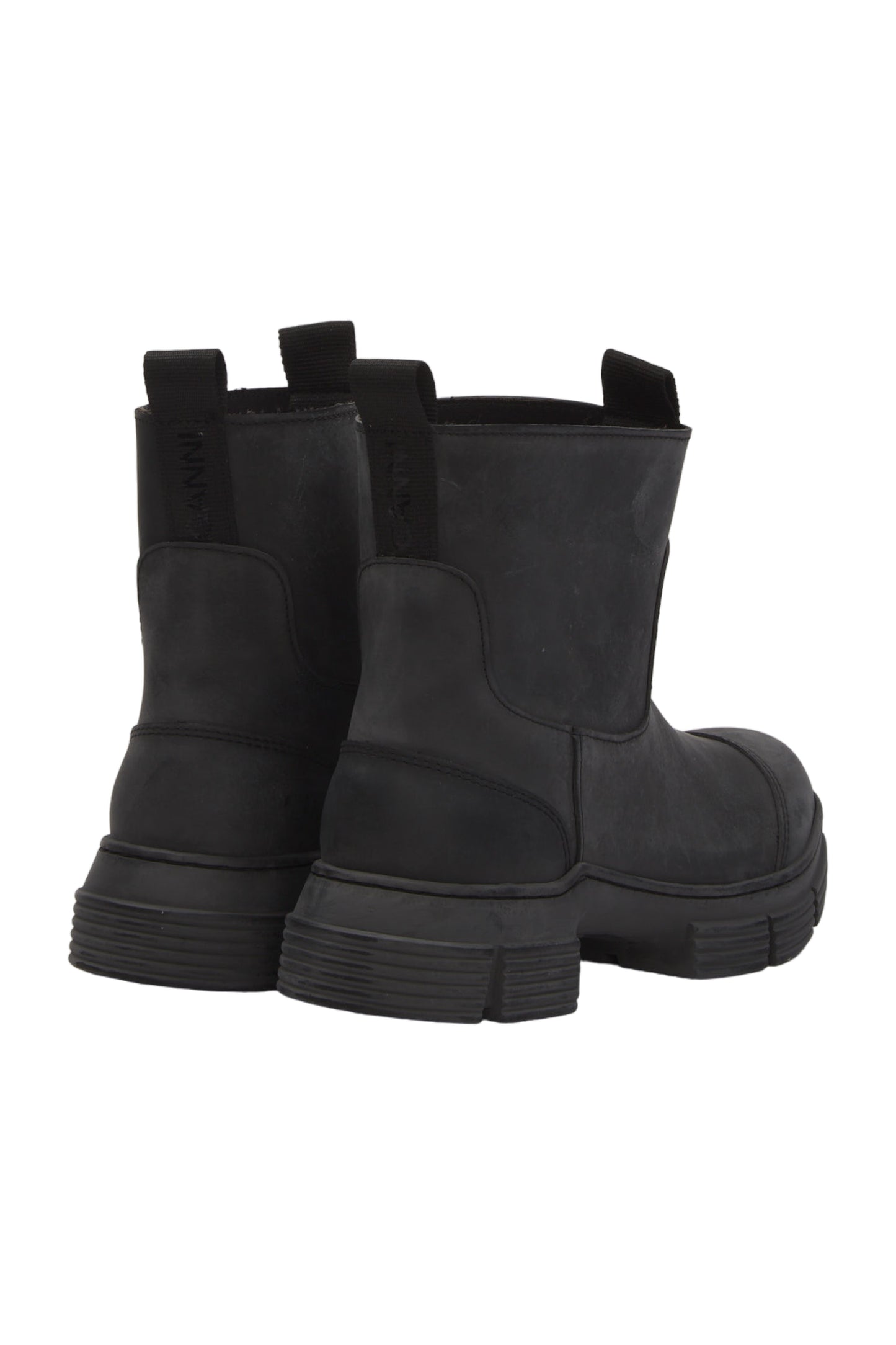 Ganni Gummistiefel Size 37 Grau
