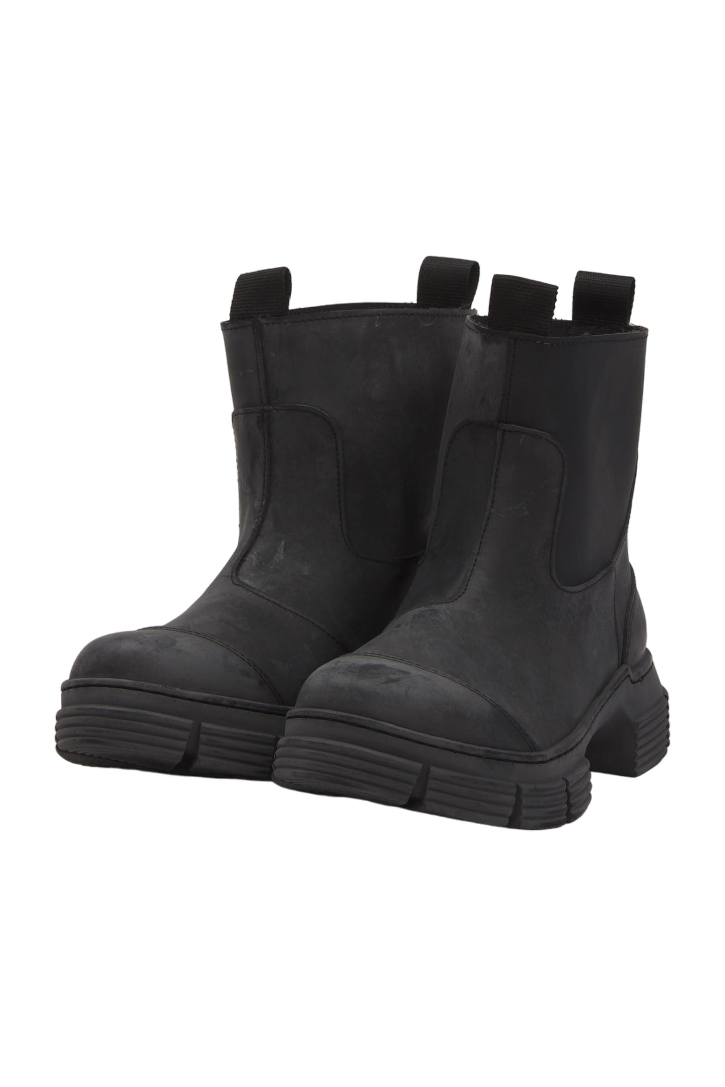 Ganni Gummistiefel Size 37 Grau