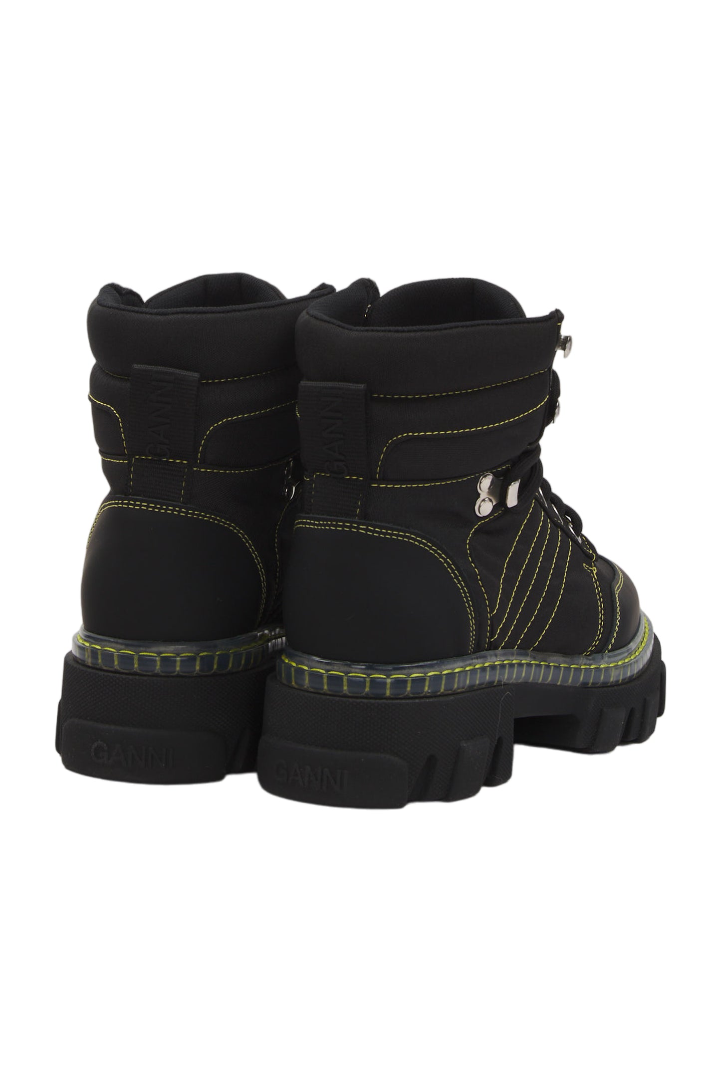 Ganni Schnürstiefeletten Size 37 Schwarz