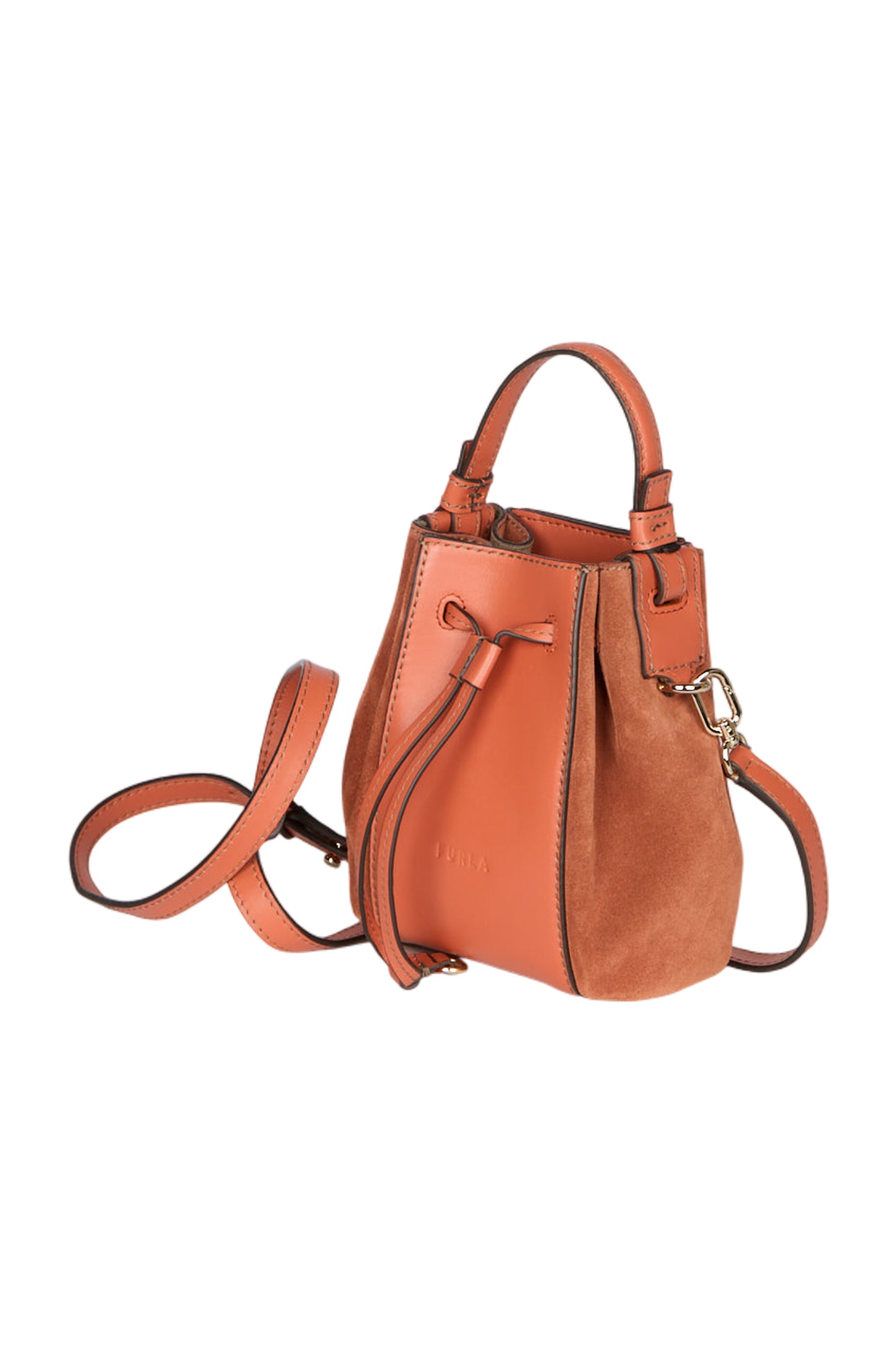 Furla Handtasche Miastella Rot Braun