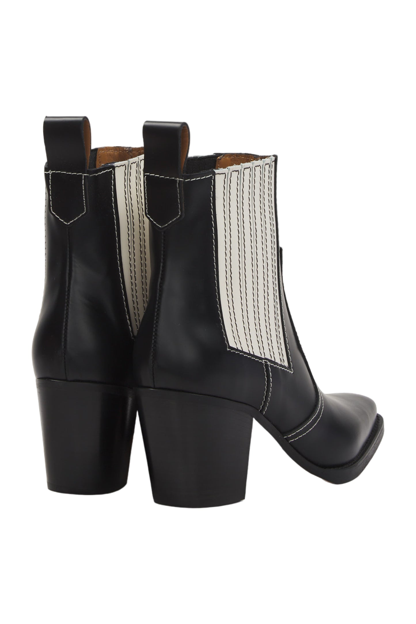 Ganni Ankle Boots Size 39 Schwarz