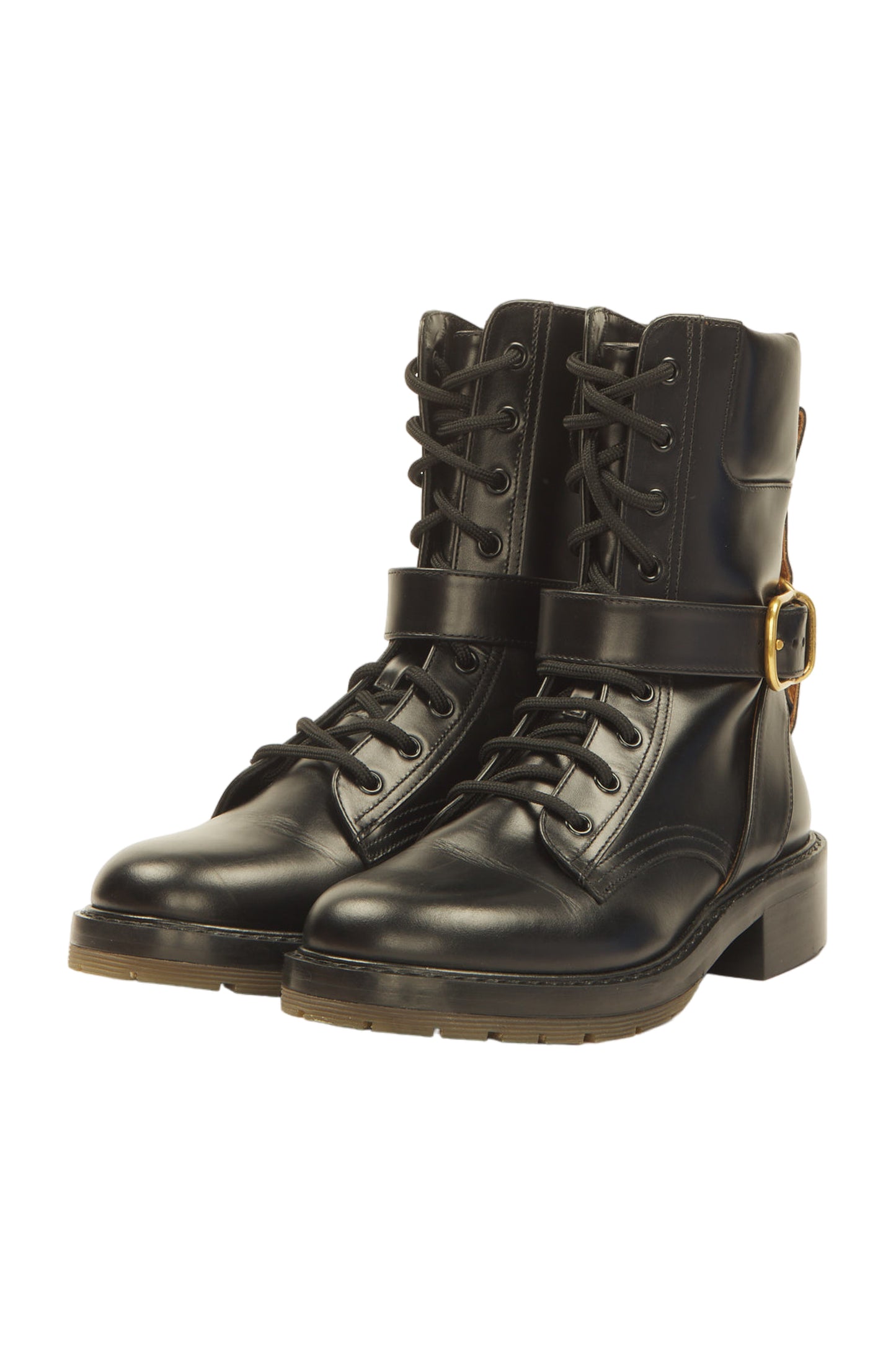 Chloé Schnürstiefeletten Size 38 Schwarz