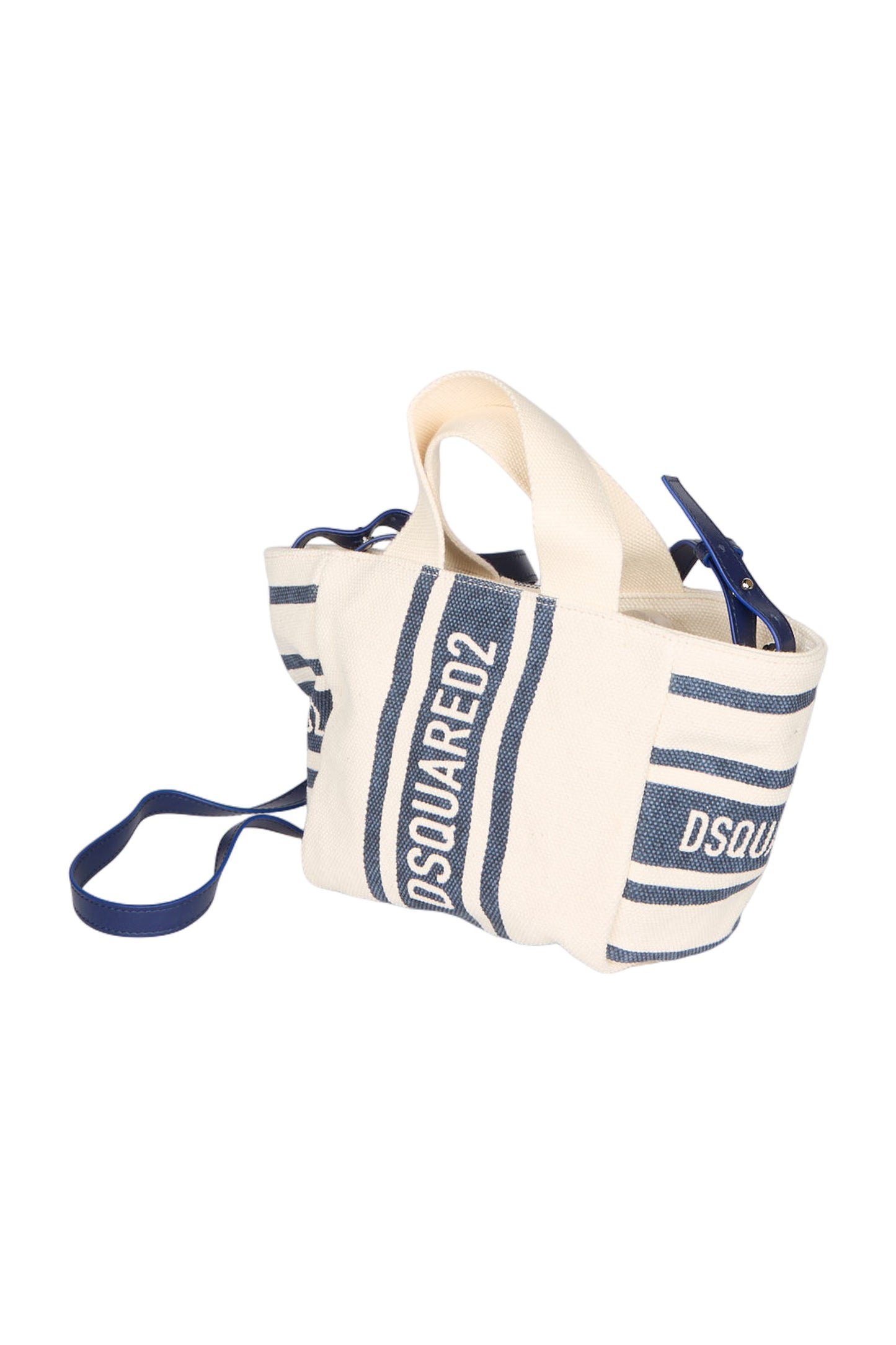 Dsquared2 Canvas Handtasche Weiß