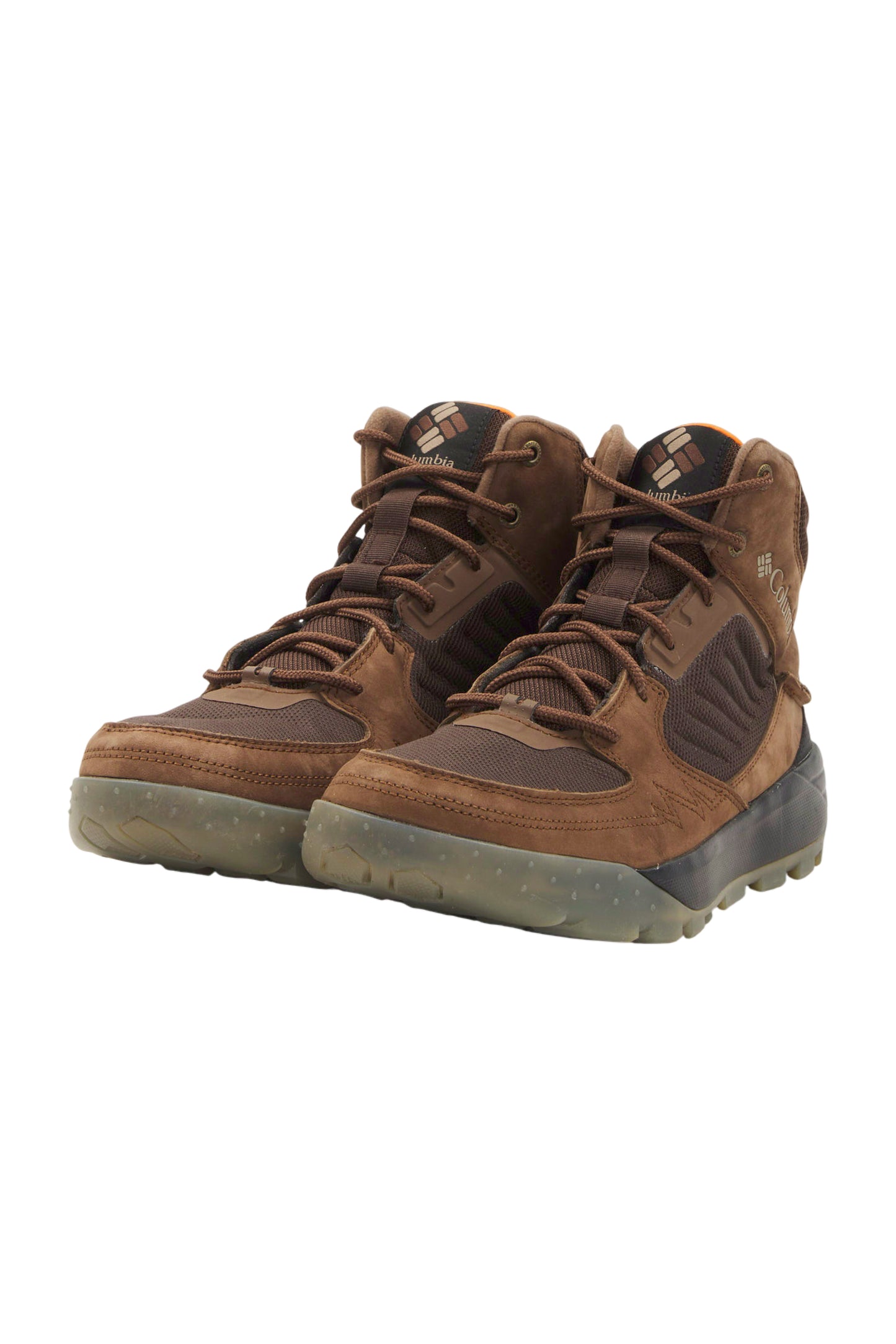 Columbia Portlander Mid Omni-Heat Wasserdichte Wanderschuhe für Herren - Bark/Desert Sun