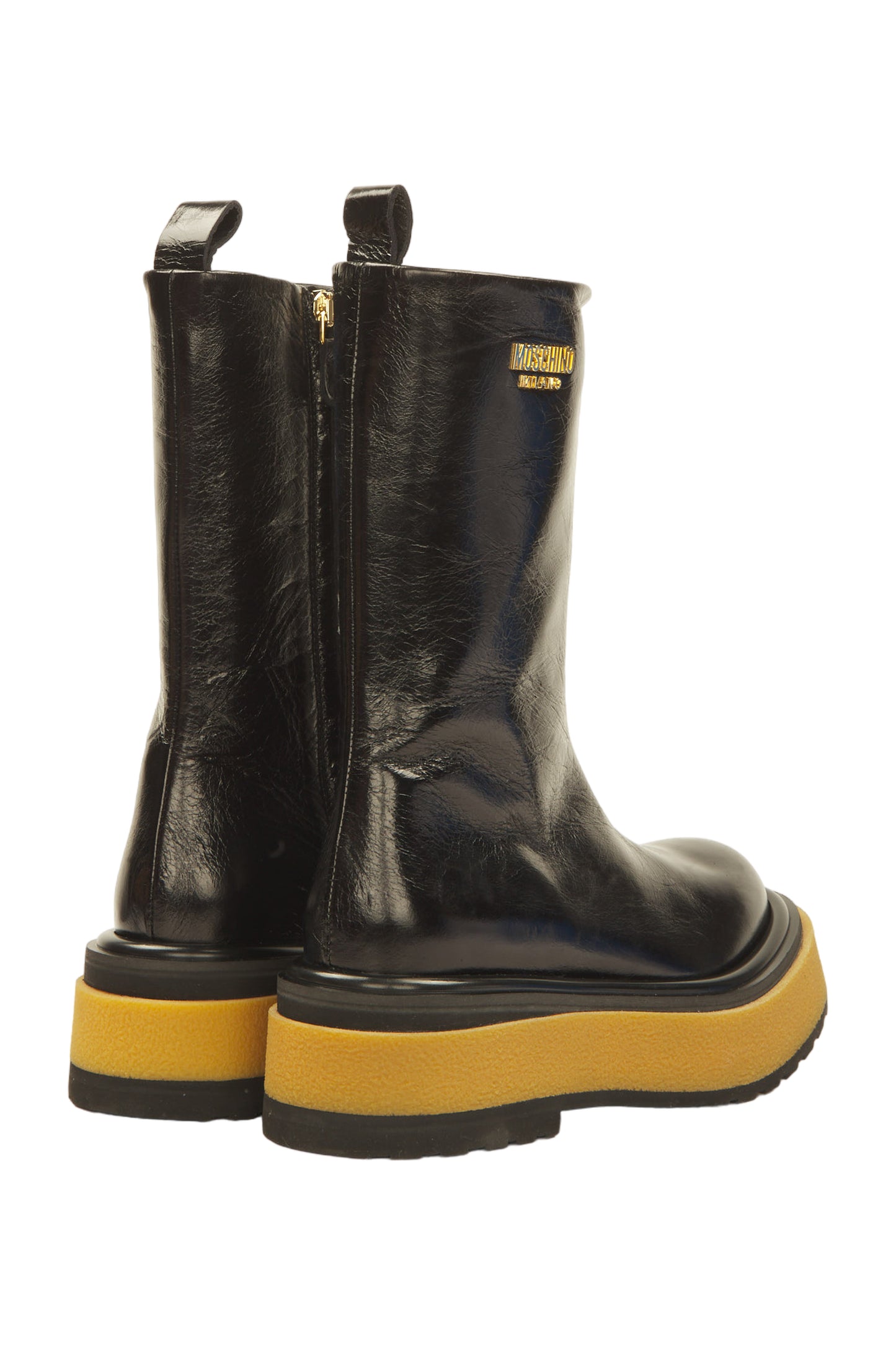 Moschino Stiefel Boots Größe 37 Schwarz