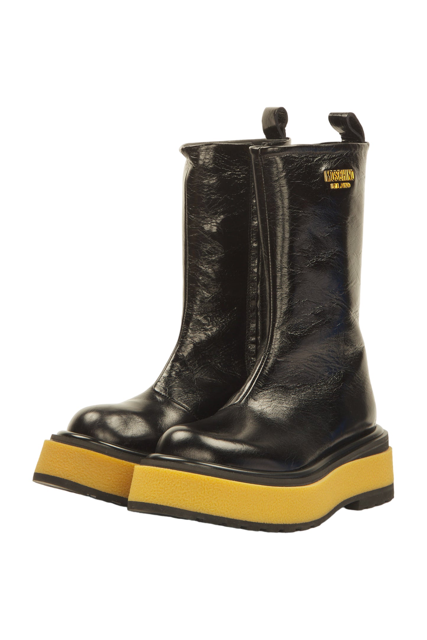 Moschino Stiefel Boots Größe 37 Schwarz