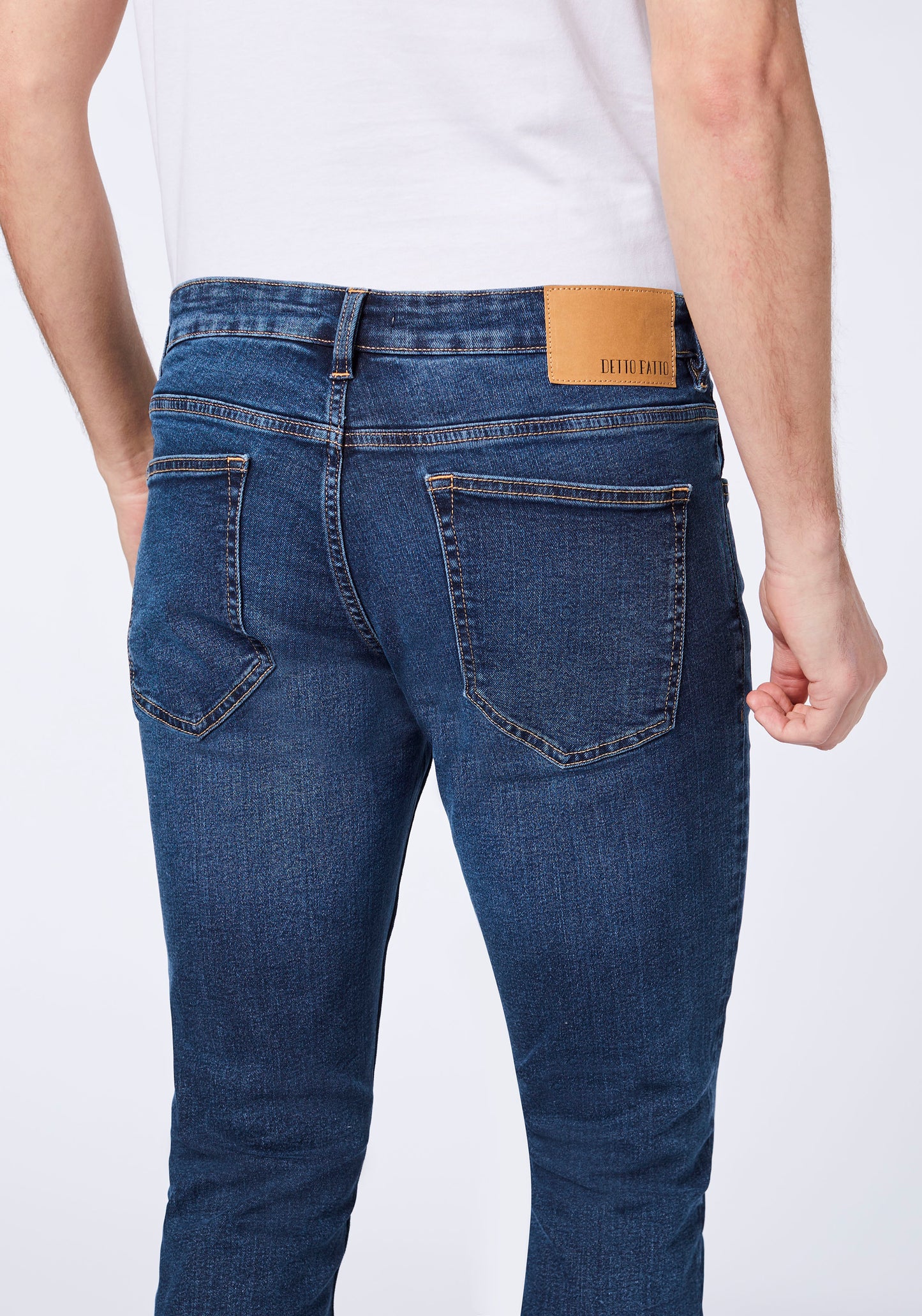 Detto Fatto Detto Fatto Man Tapered fit Men, Jeans, Comfort Fit 45 Medium Blue