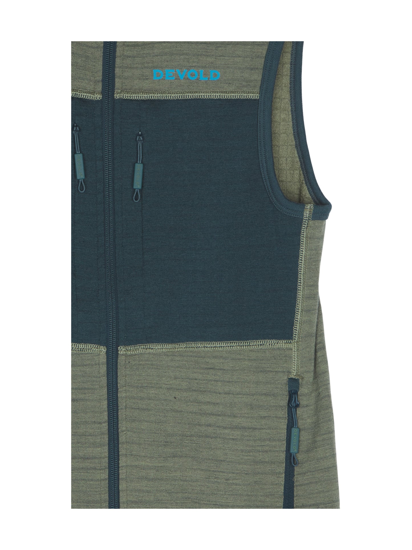 EGGA GRID MERINO VEST WMN