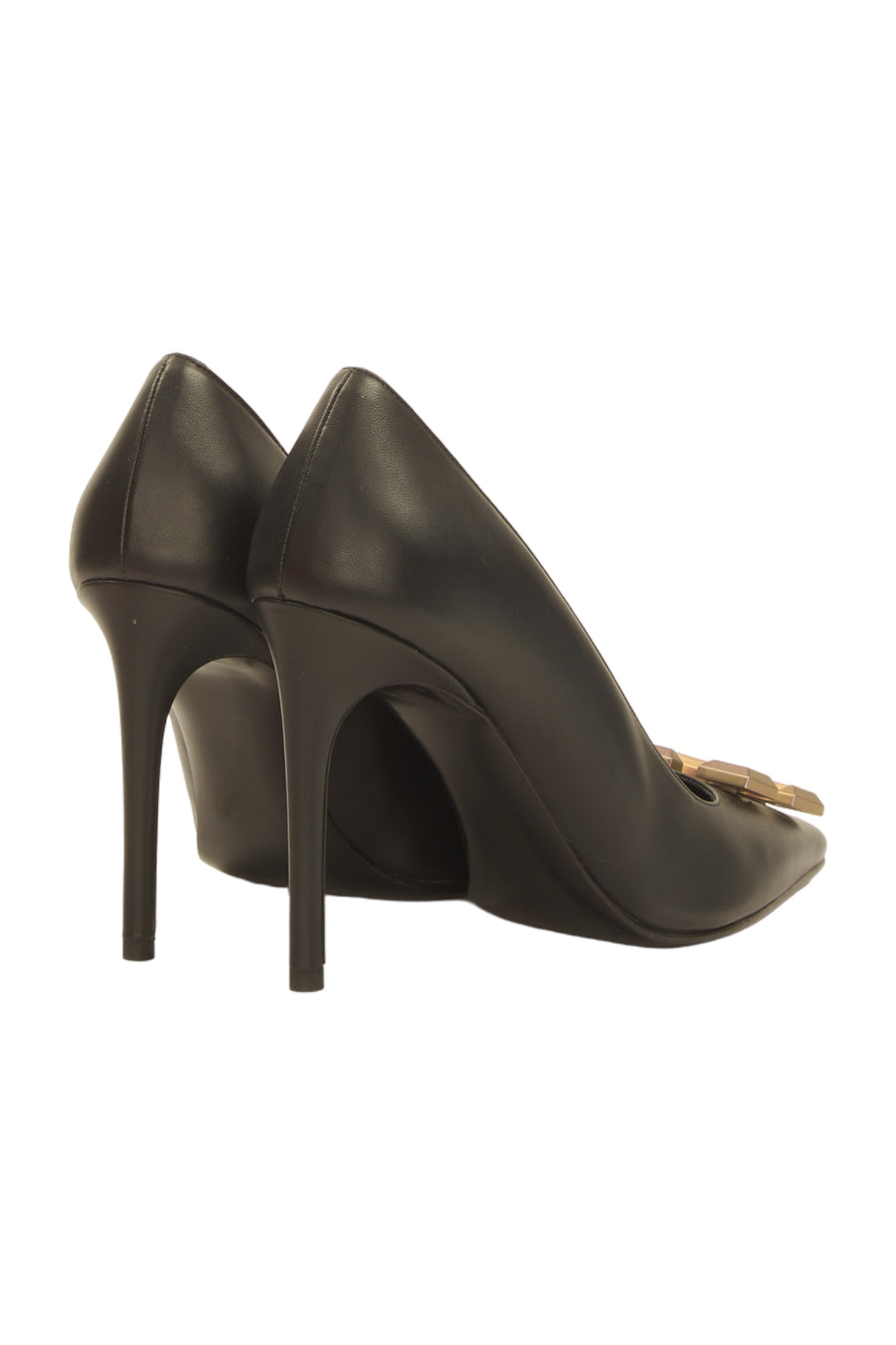 Off-White High Heels Size 38 Schwarz