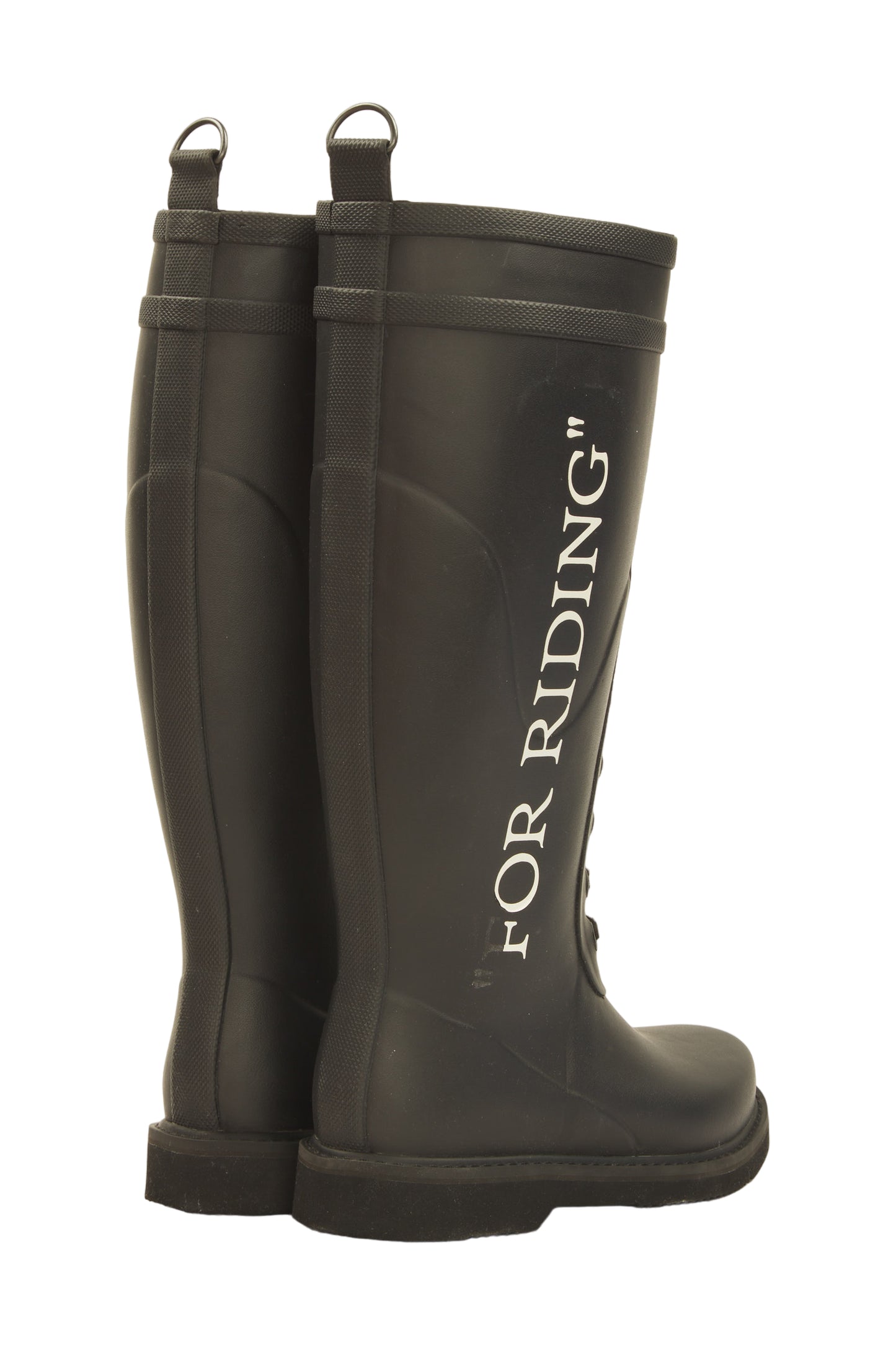 Off-White Gummistiefel Size 37 Schwarz