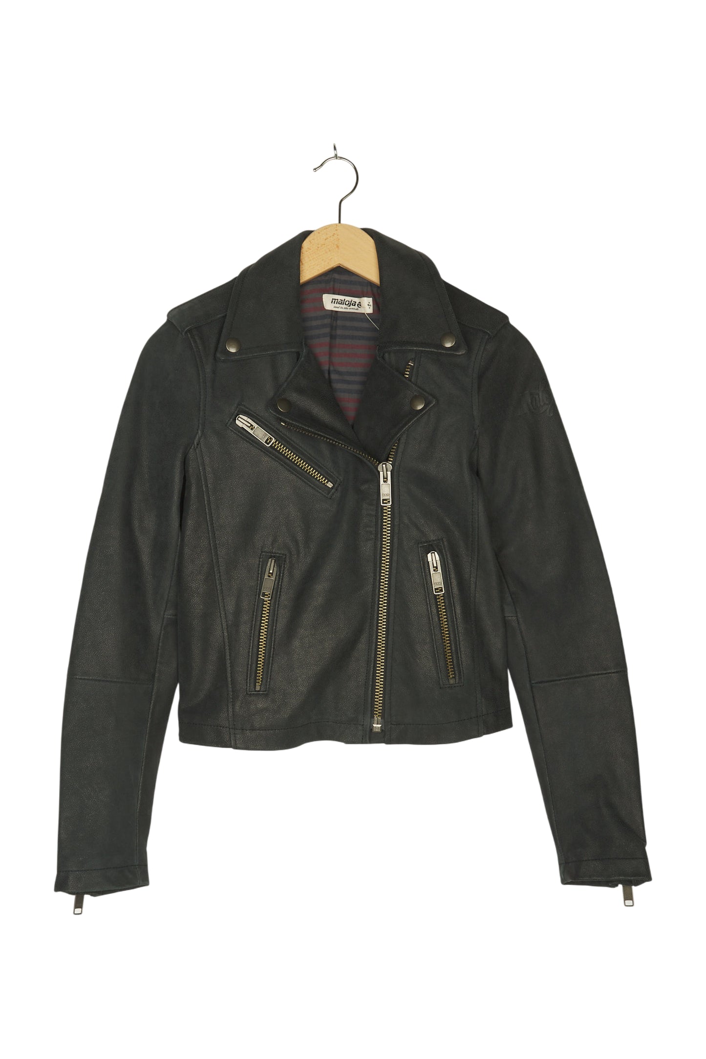 CindyM. Snow Leather Jacket