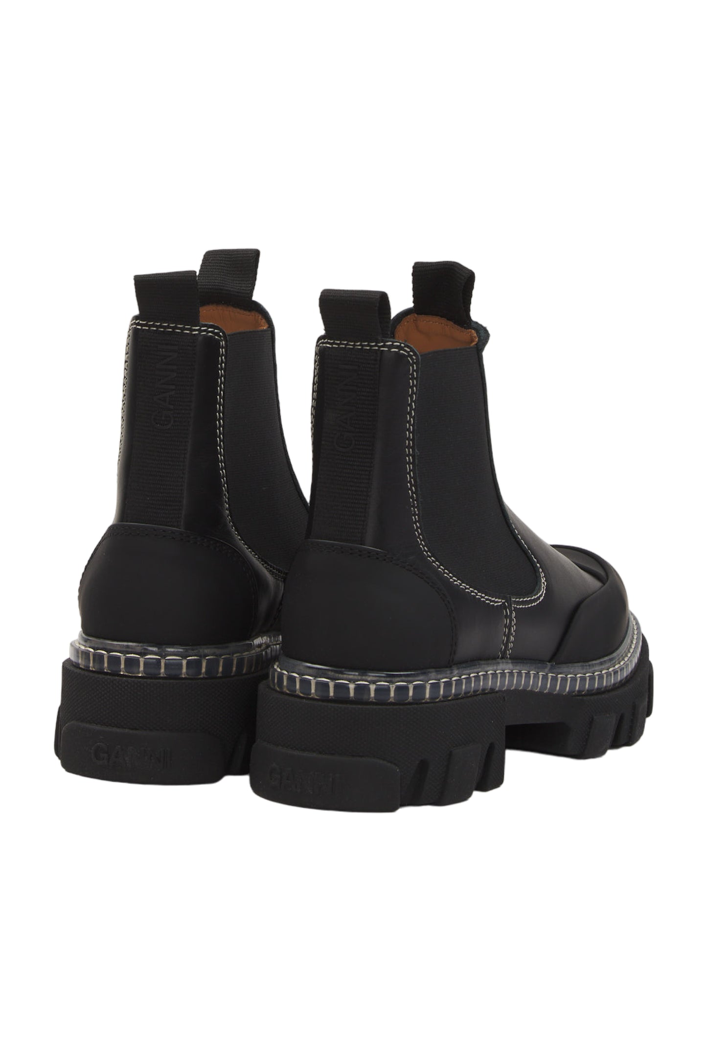 Ganni Ankle Boots Size 38 Schwarz