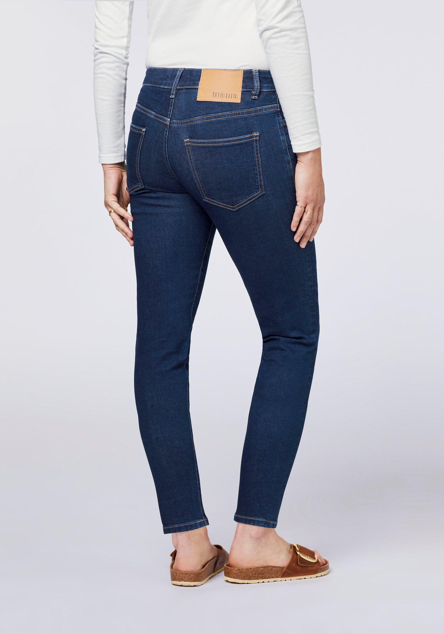 Detto Fatto Detto Fatto Woman Medium Waist Skinny Women, Jeans, Slim Fit