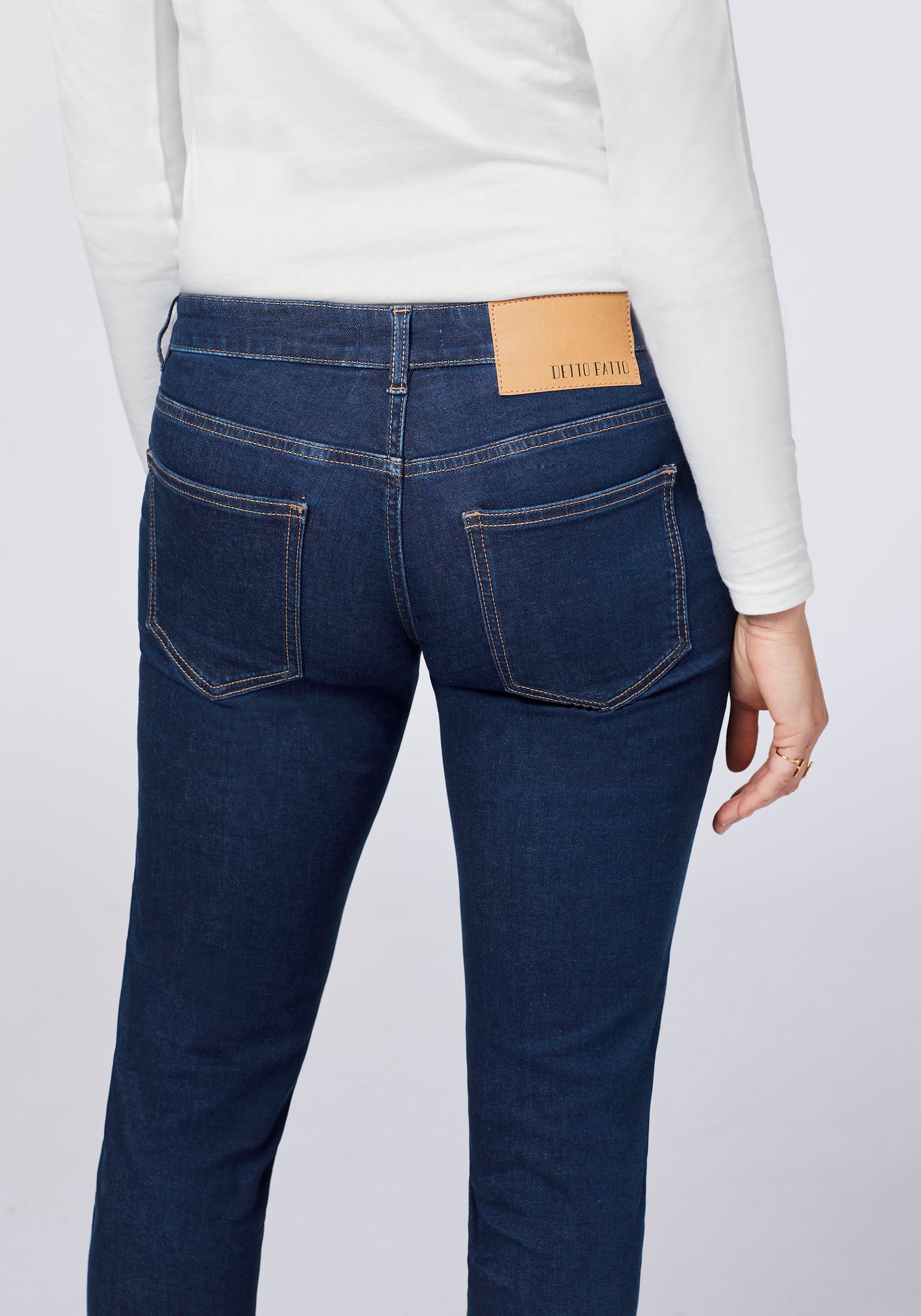 Detto Fatto Detto Fatto Woman Medium Waist Skinny Women, Jeans, Slim Fit