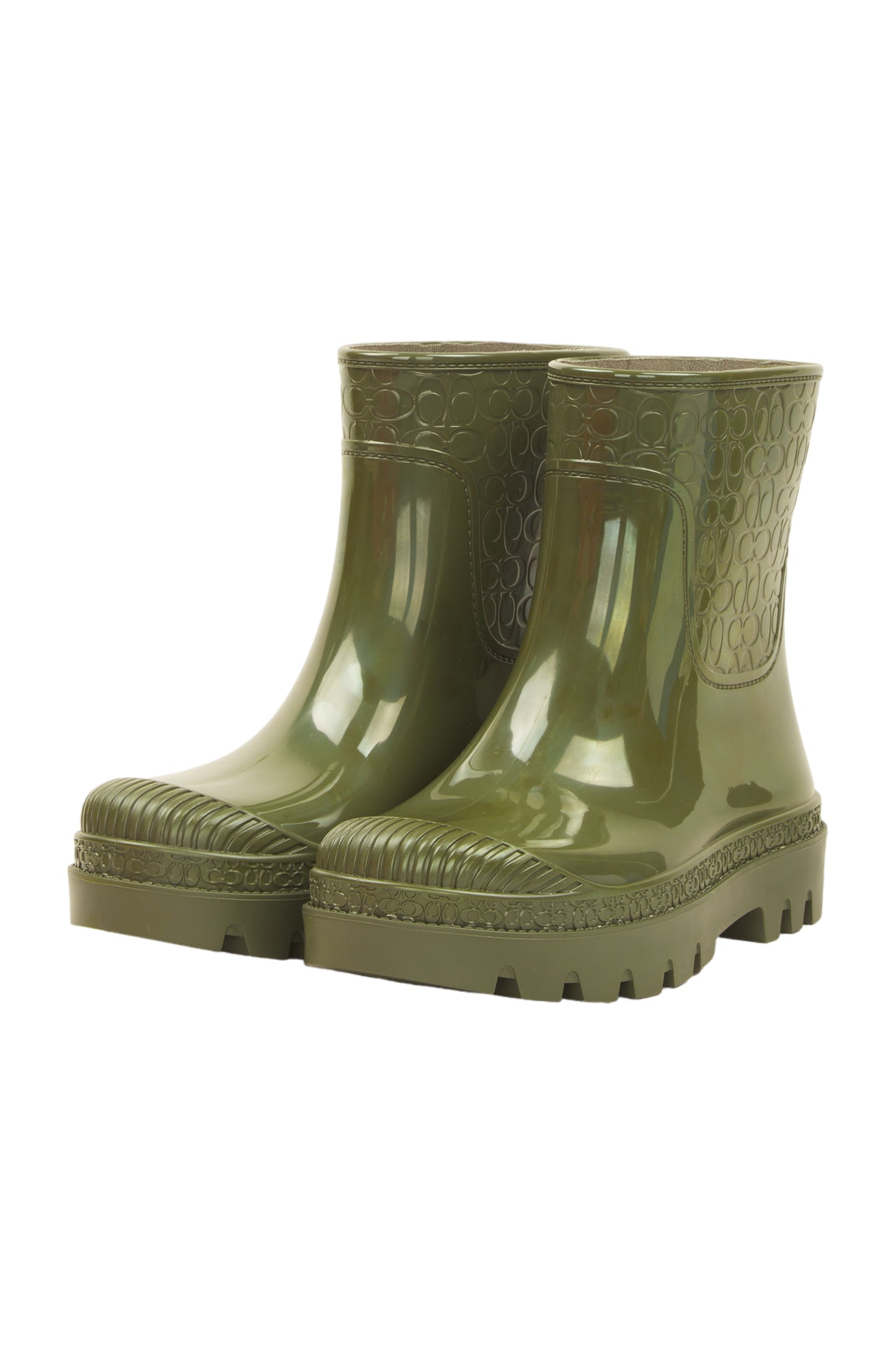 Coach Gummistiefel Size 39.5 Grün