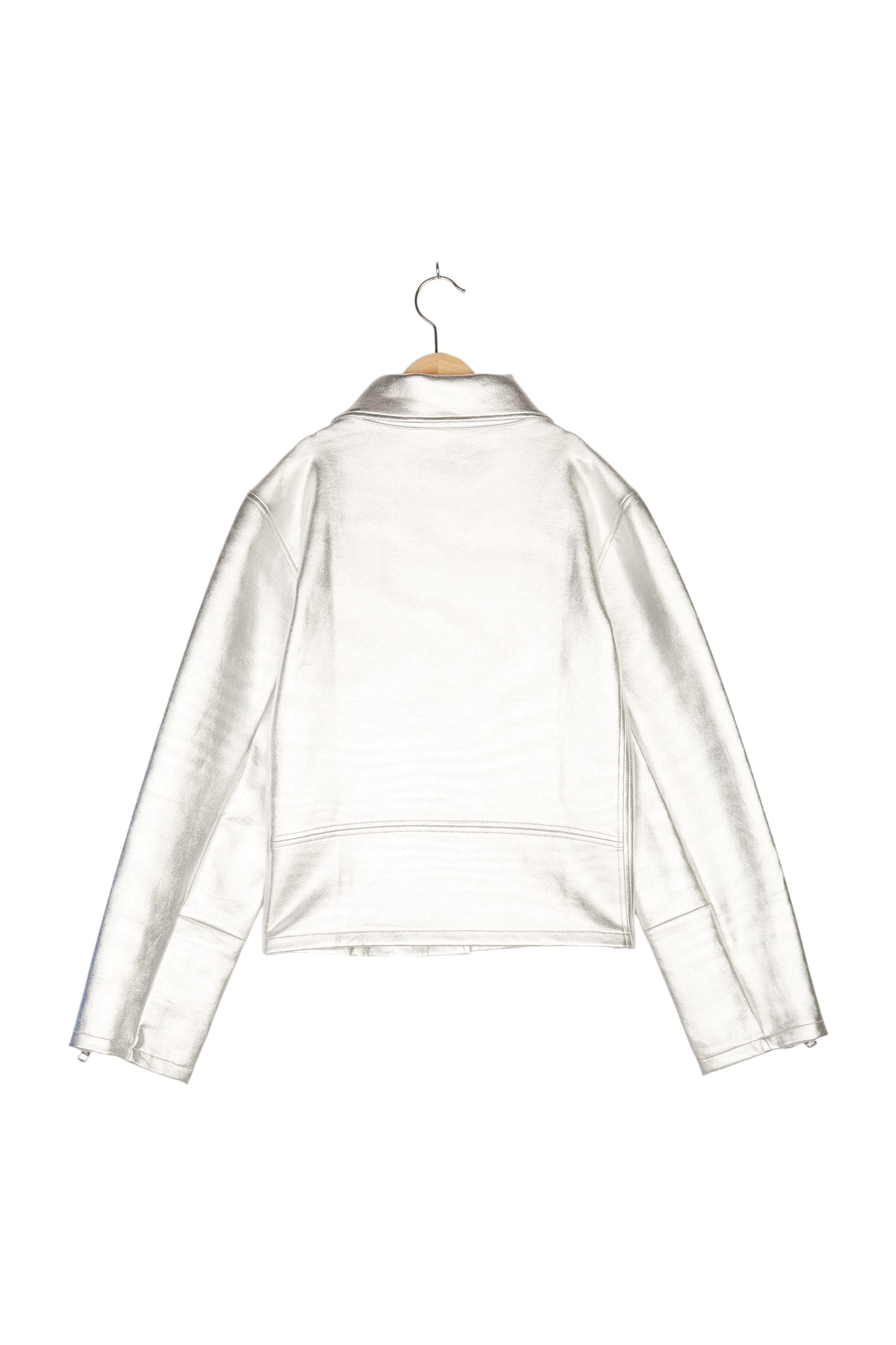 Calvin Klein Bikerjacke Silber Shiny Blouson