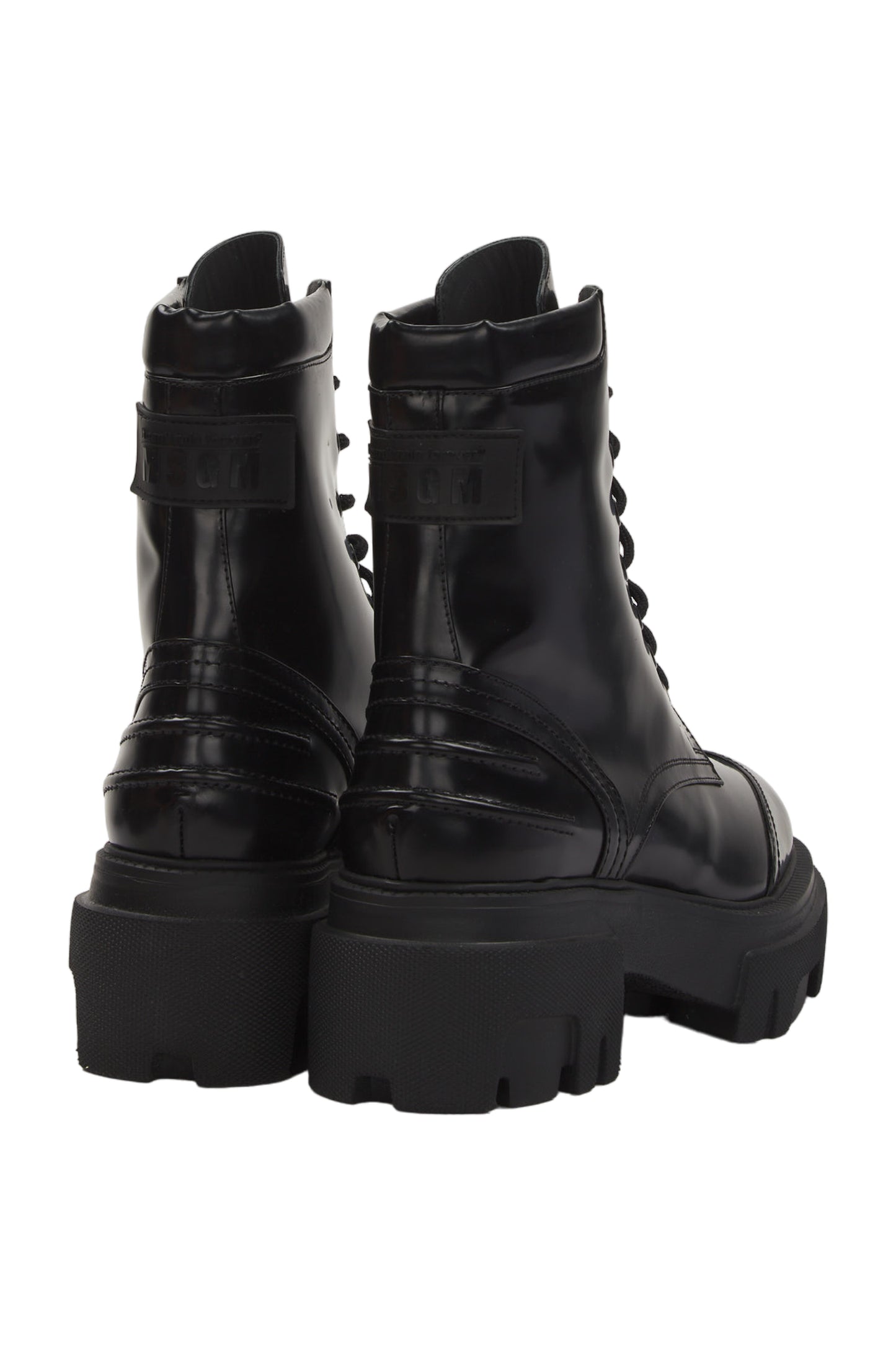 Msgm Schnürstiefeletten Size 41 Schwarz