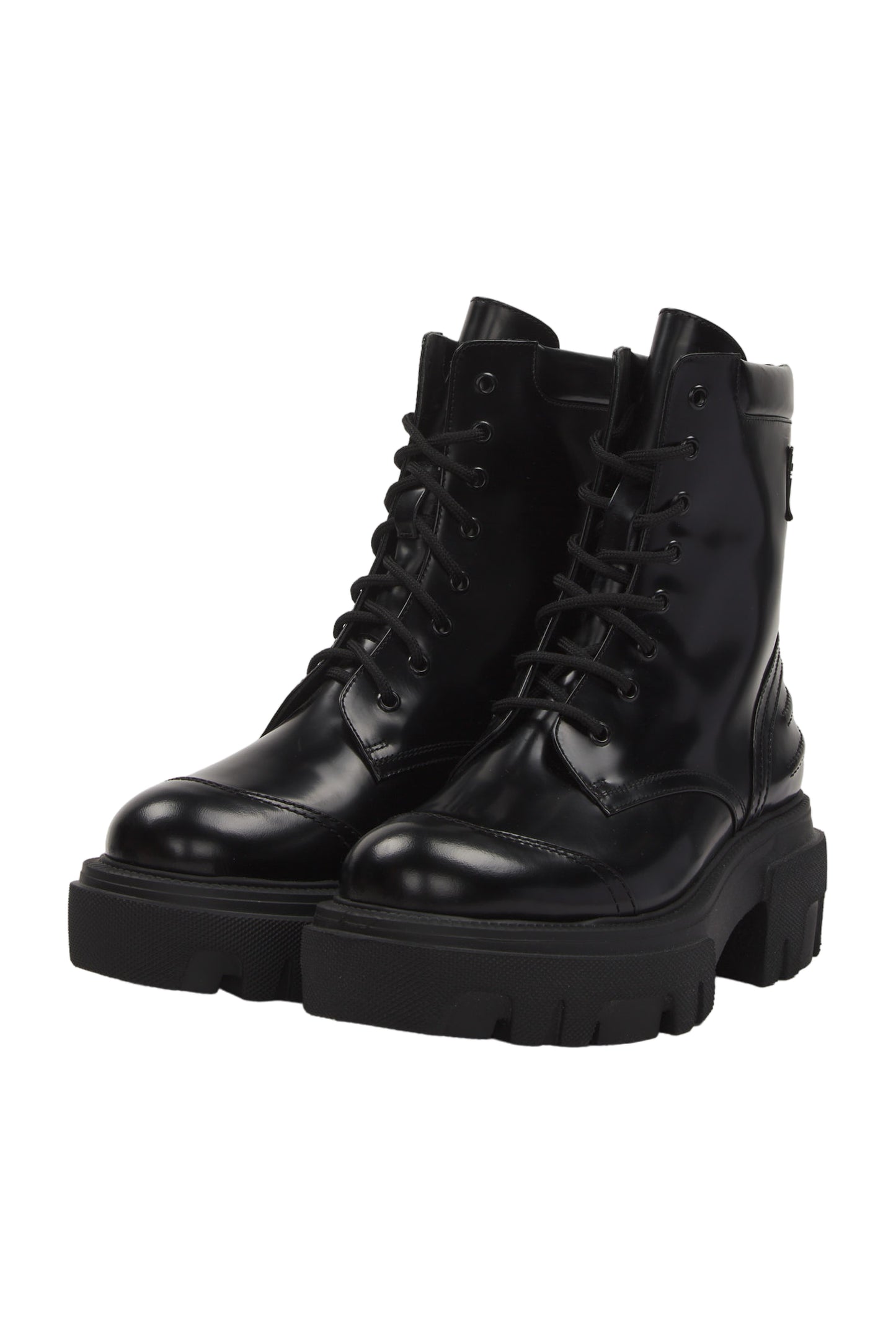 Msgm Schnürstiefeletten Size 41 Schwarz