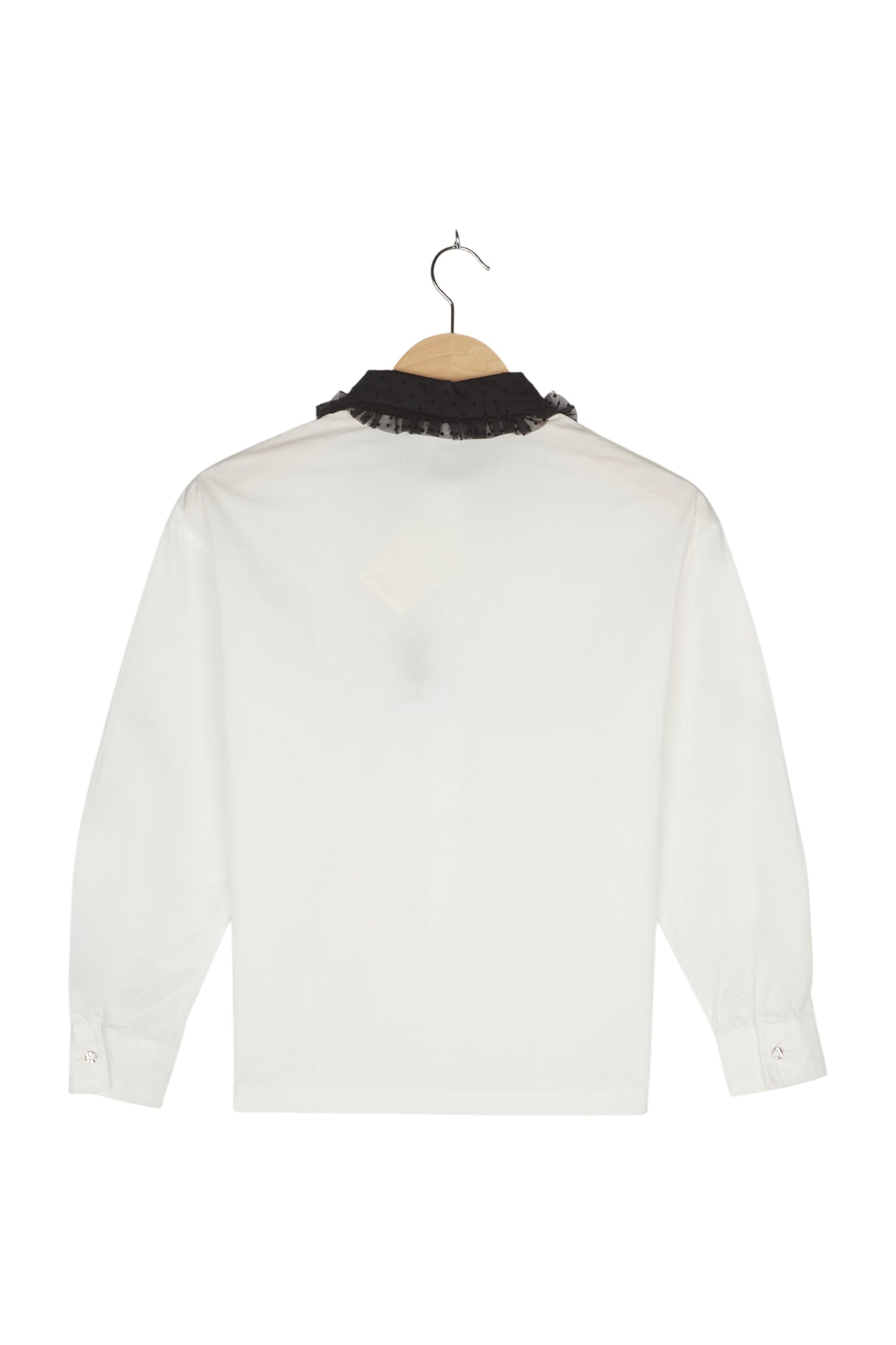 MonnaLisa Bluse mit Tüll Kragen