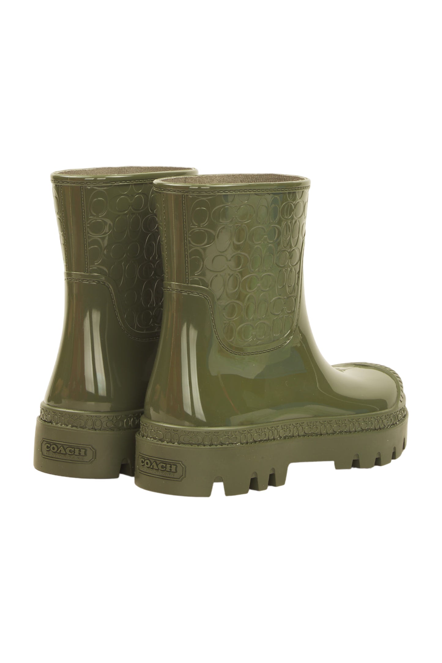 Coach Gummistiefel Size 37.5 Grün